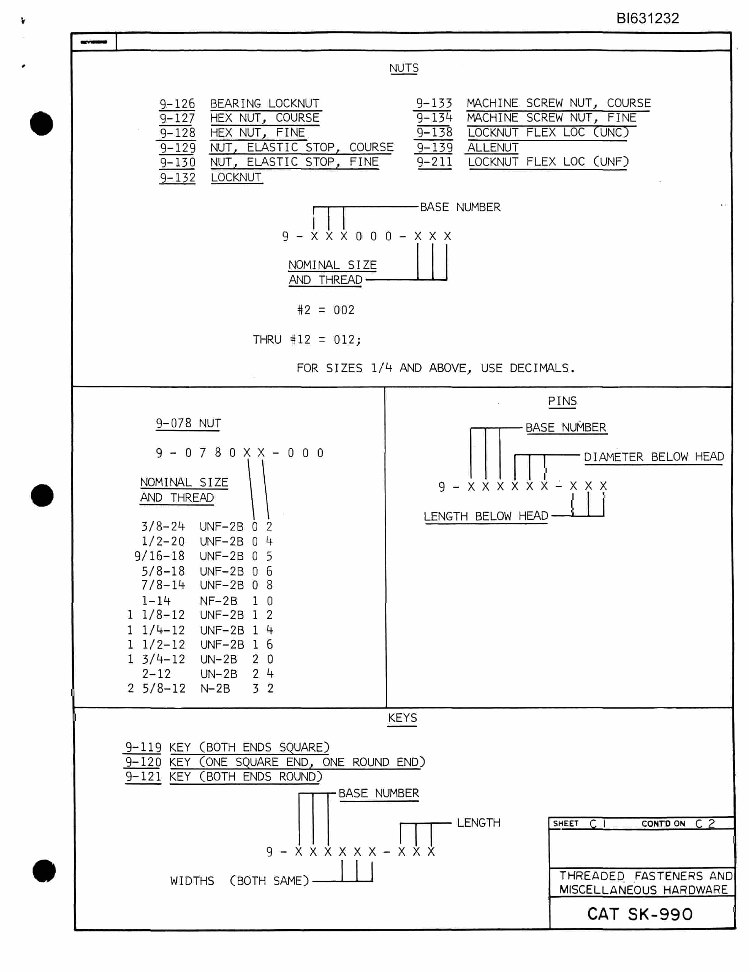 Bucyrus SR200-AL Roof Bolter Parts Catalog BI631232-4