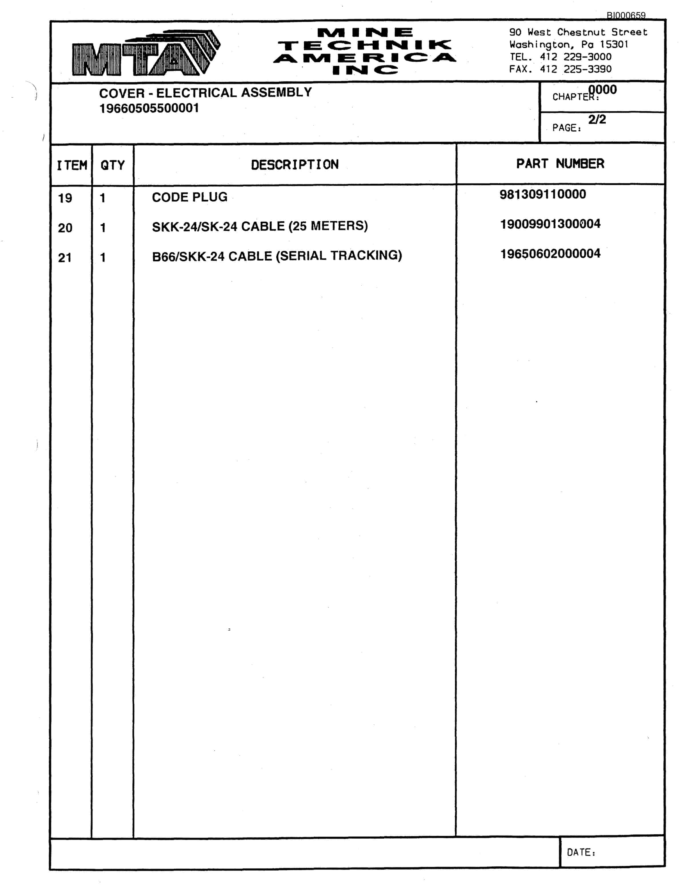 Bucyrus Stage Loader And Belt Tailpiece Parts Catalog BI000659-5