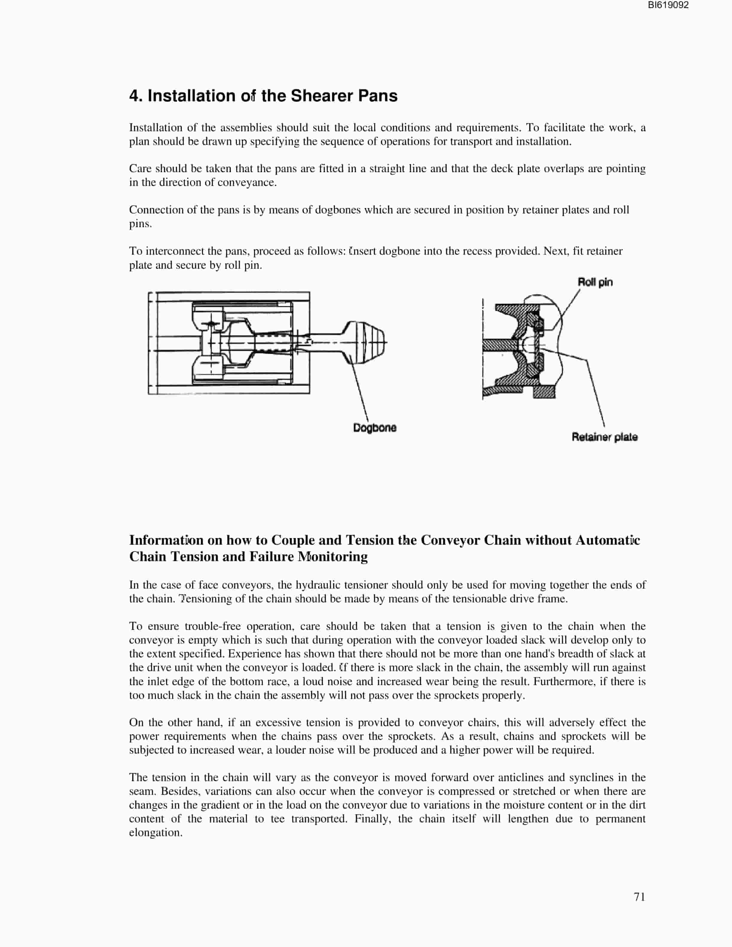 Bucyrus StageLoader Conveyor PF 4-1132 Technical Manual BI619092-4