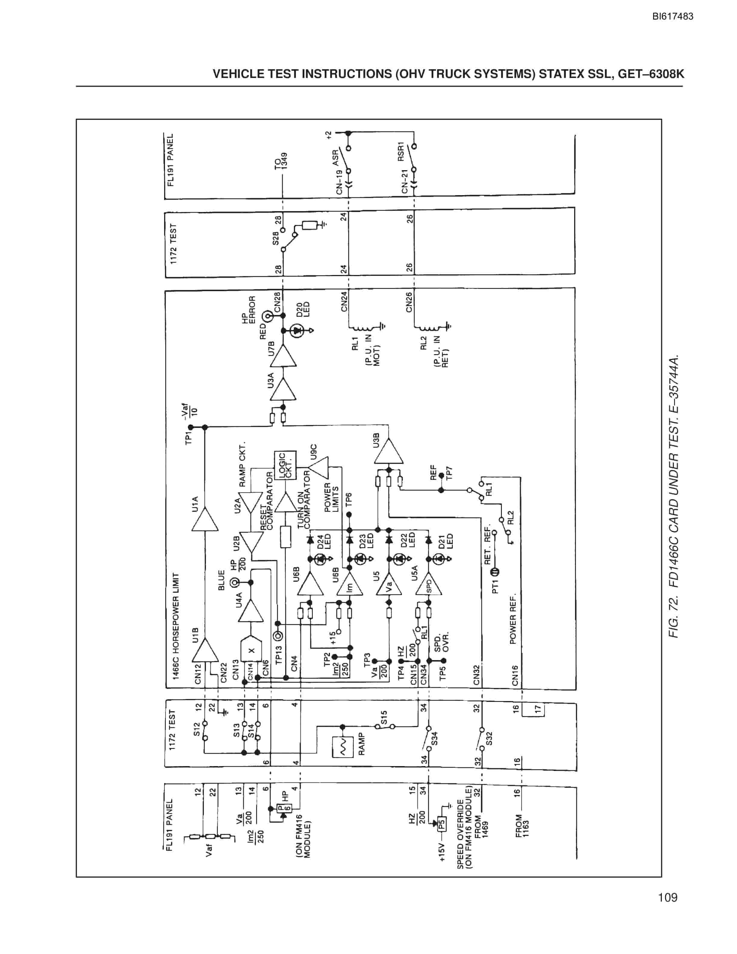 Bucyrus Statex SSL Vehicle Test Instructions Technical Manual BI617483-2
