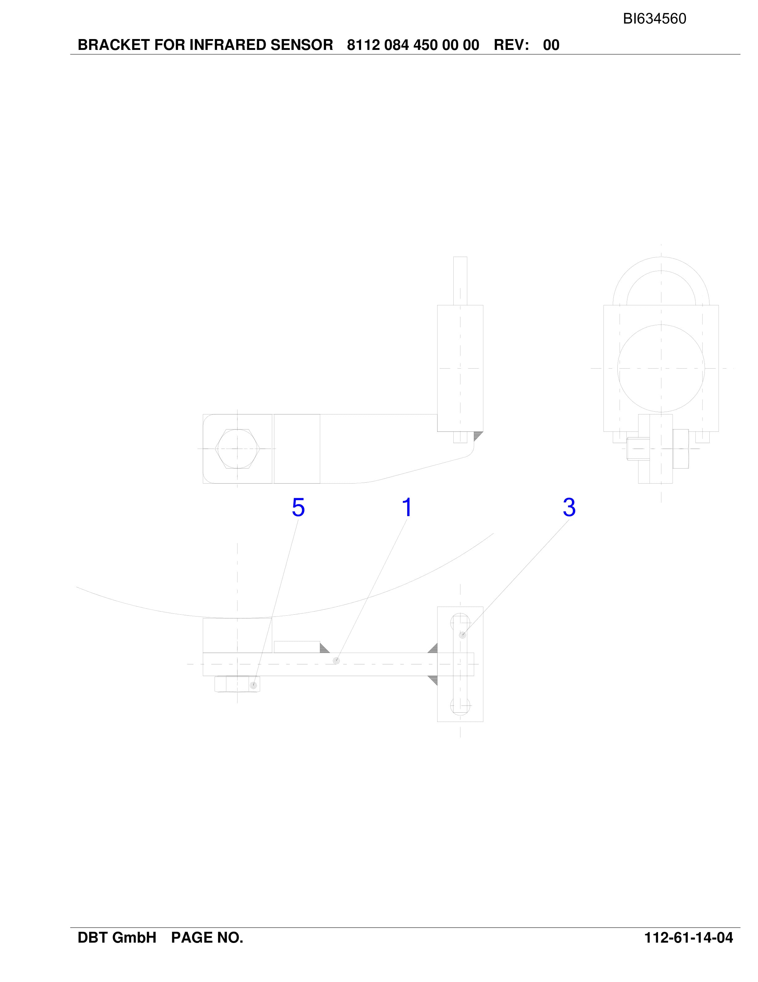 Bucyrus SUNJIAGOU DBT-Shield And ACCESSOIRS Parts Catalog BI634560-2