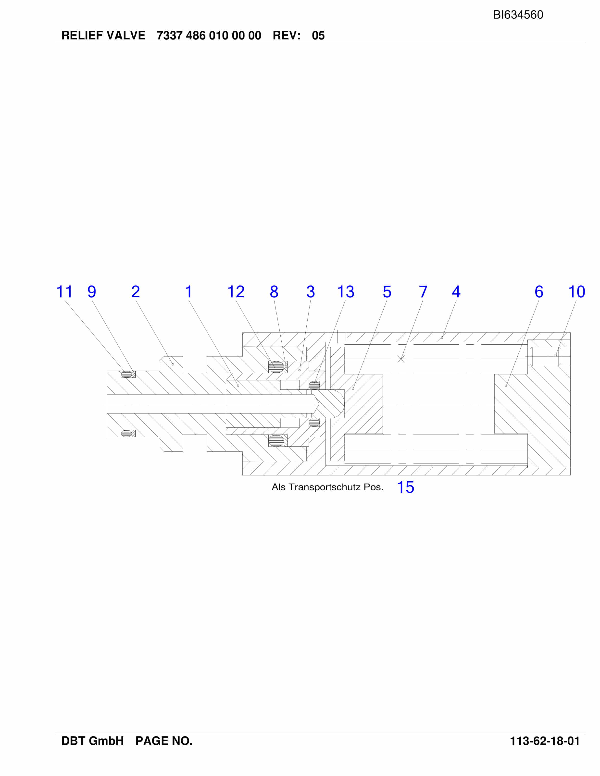 Bucyrus SUNJIAGOU DBT-Shield And ACCESSOIRS Parts Catalog BI634560-5