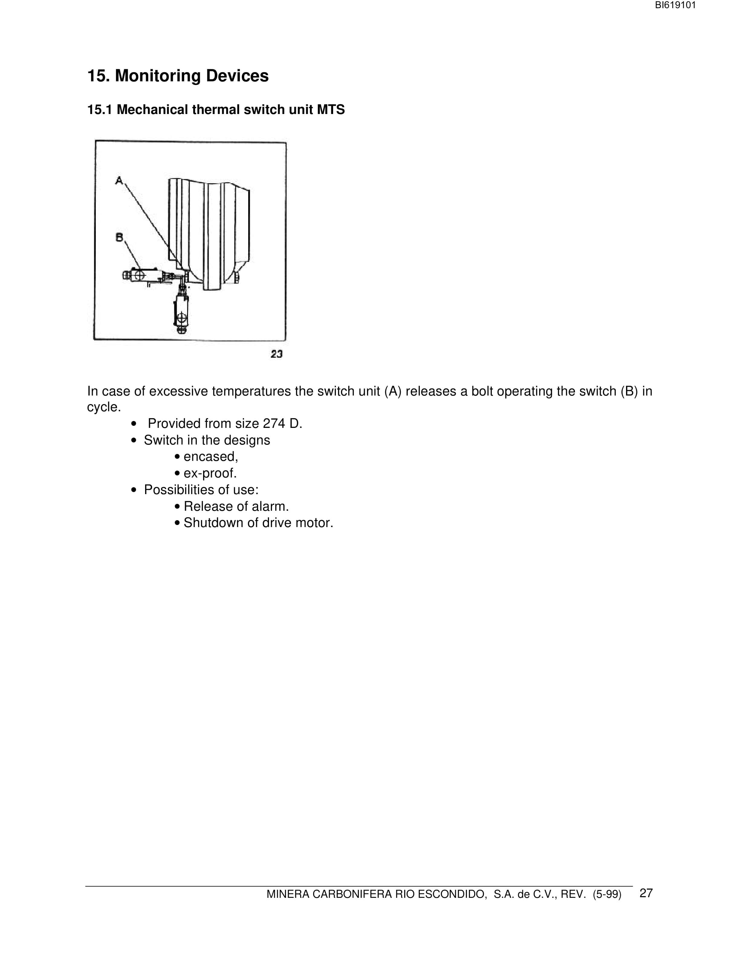 Bucyrus Turbo Couplings With Constant Filling Technical Manual BI619101-4