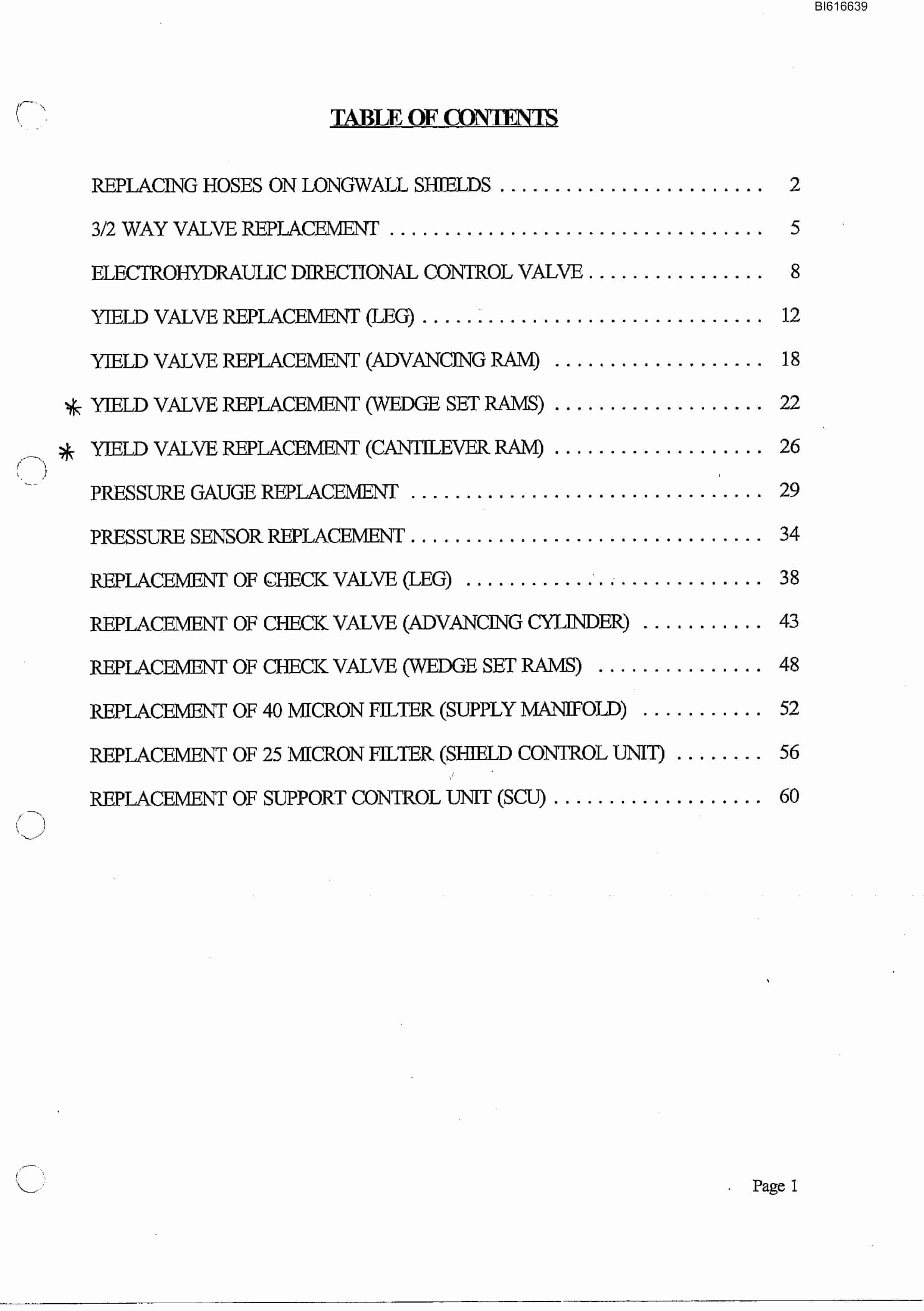 Bucyrus Ulan Colliery Technical Manual BI616639-3