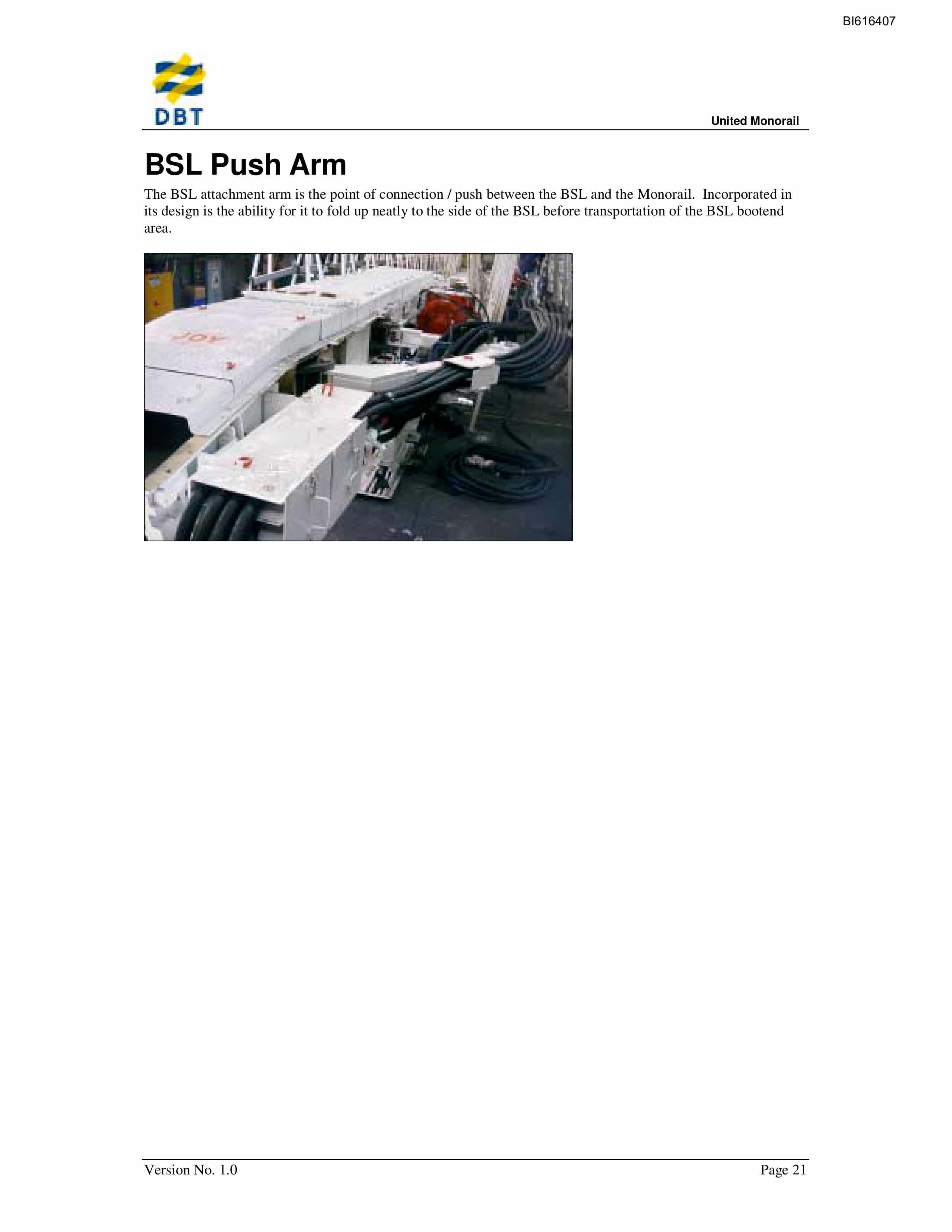 Bucyrus United Monorail Technical Manual BI616407-4