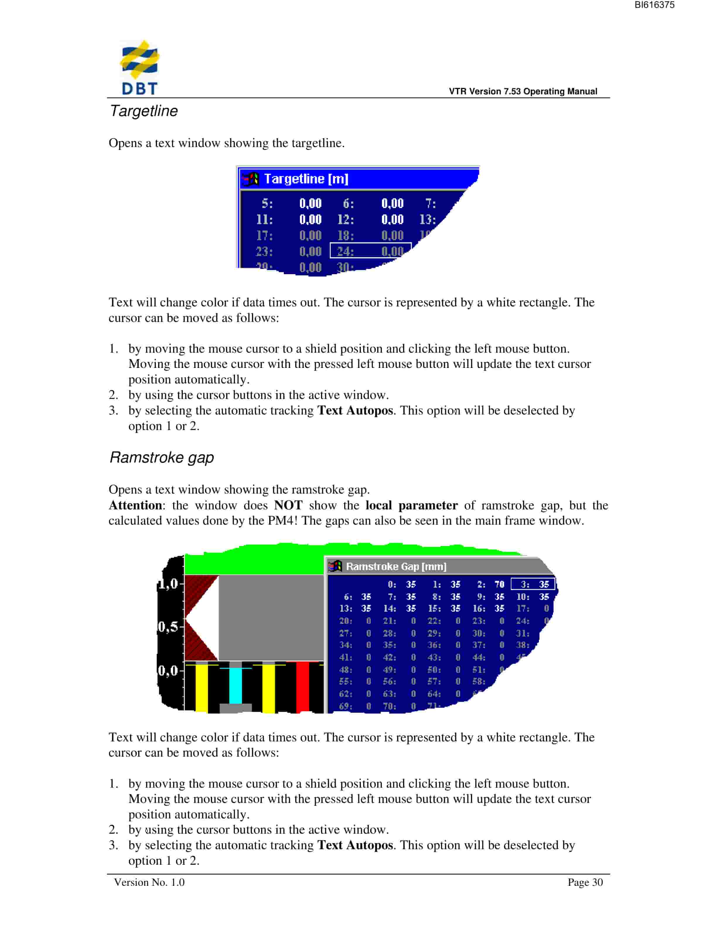 Bucyrus VTR32 Operating Manual Software Ver 7-53 Technical Manual BI616375-3