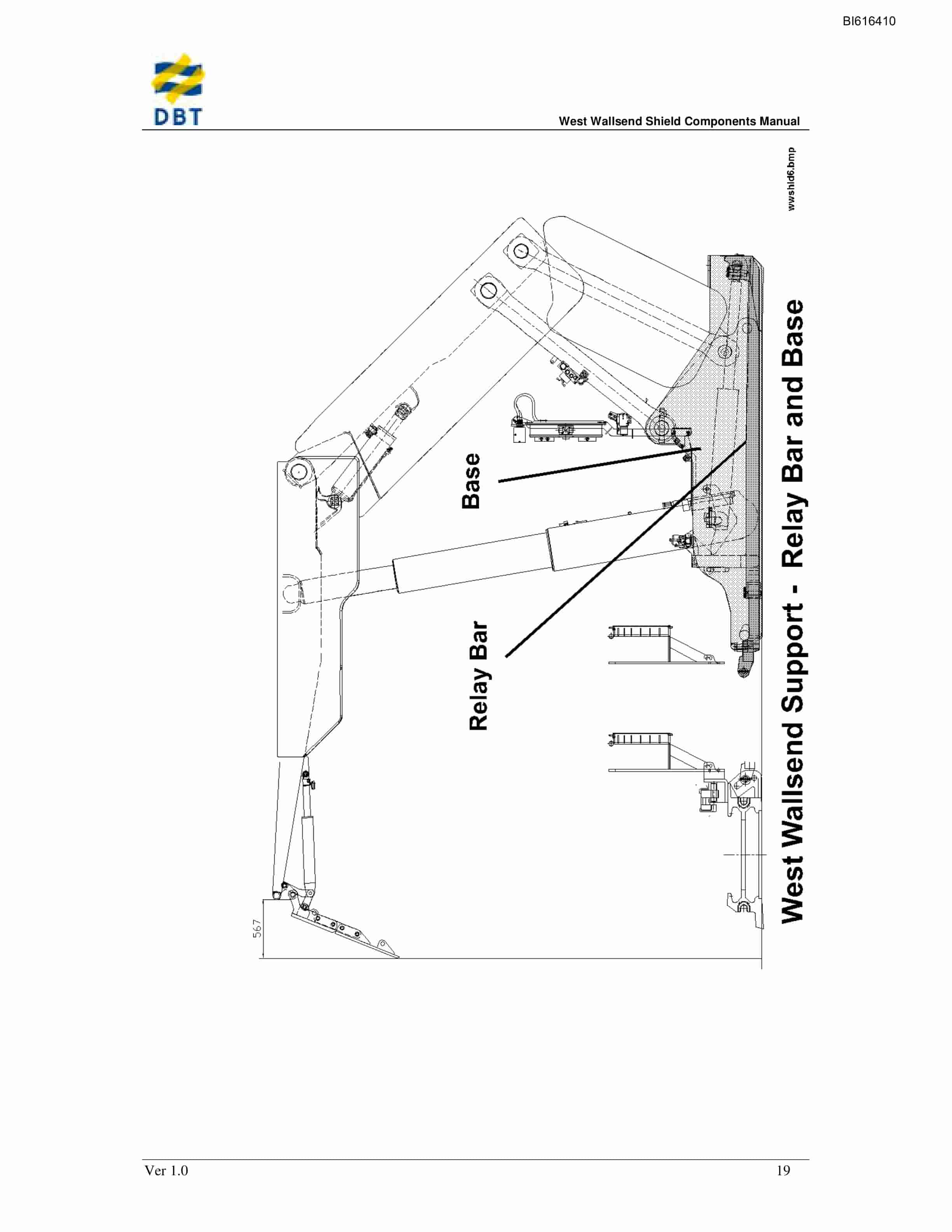 Bucyrus West Wallsend Shield Components Technical Manual BI616410-4