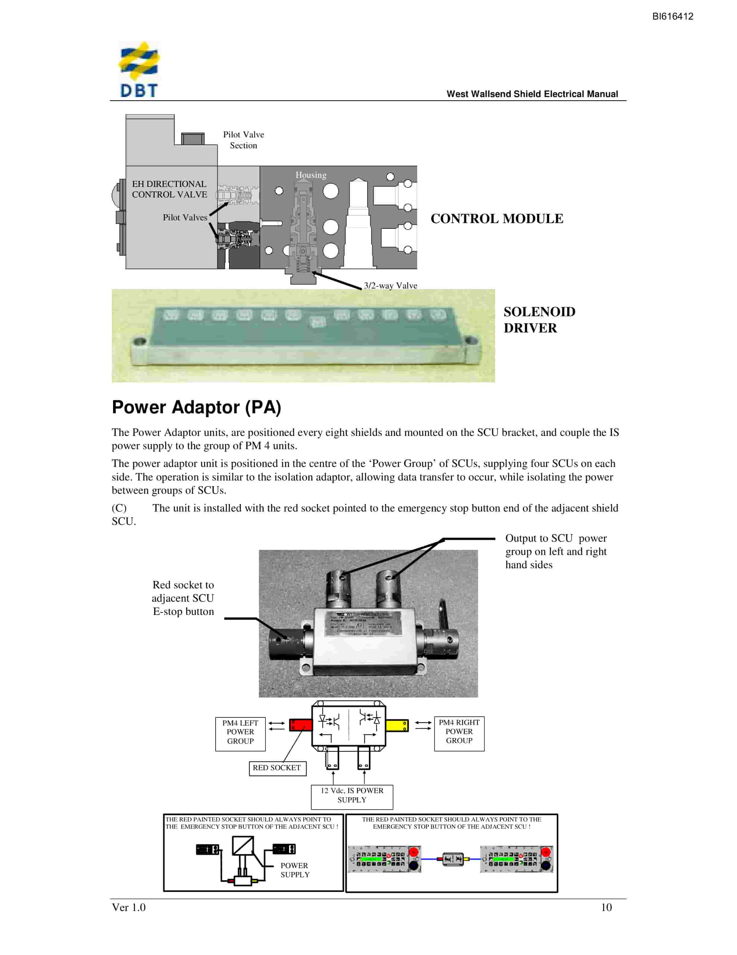 Bucyrus West Wallsend Shield Electrical Manual Technical Manual BI616412-2