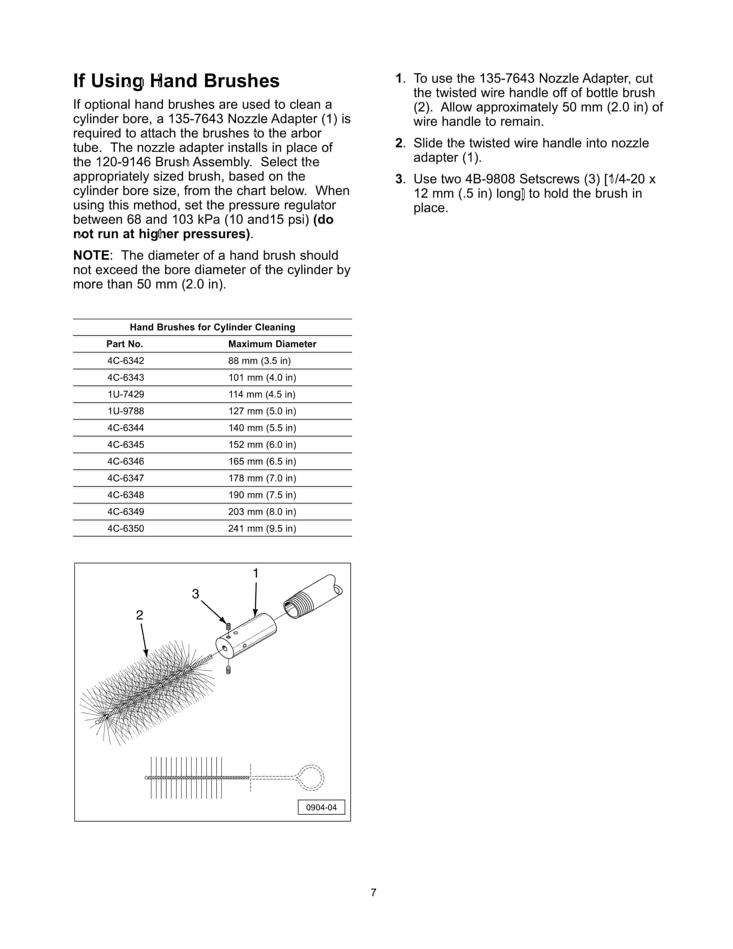 Caterpillar 120-9143 Cylinder Washer Tank Group Tool Operating Manual NEHS0632-03-2