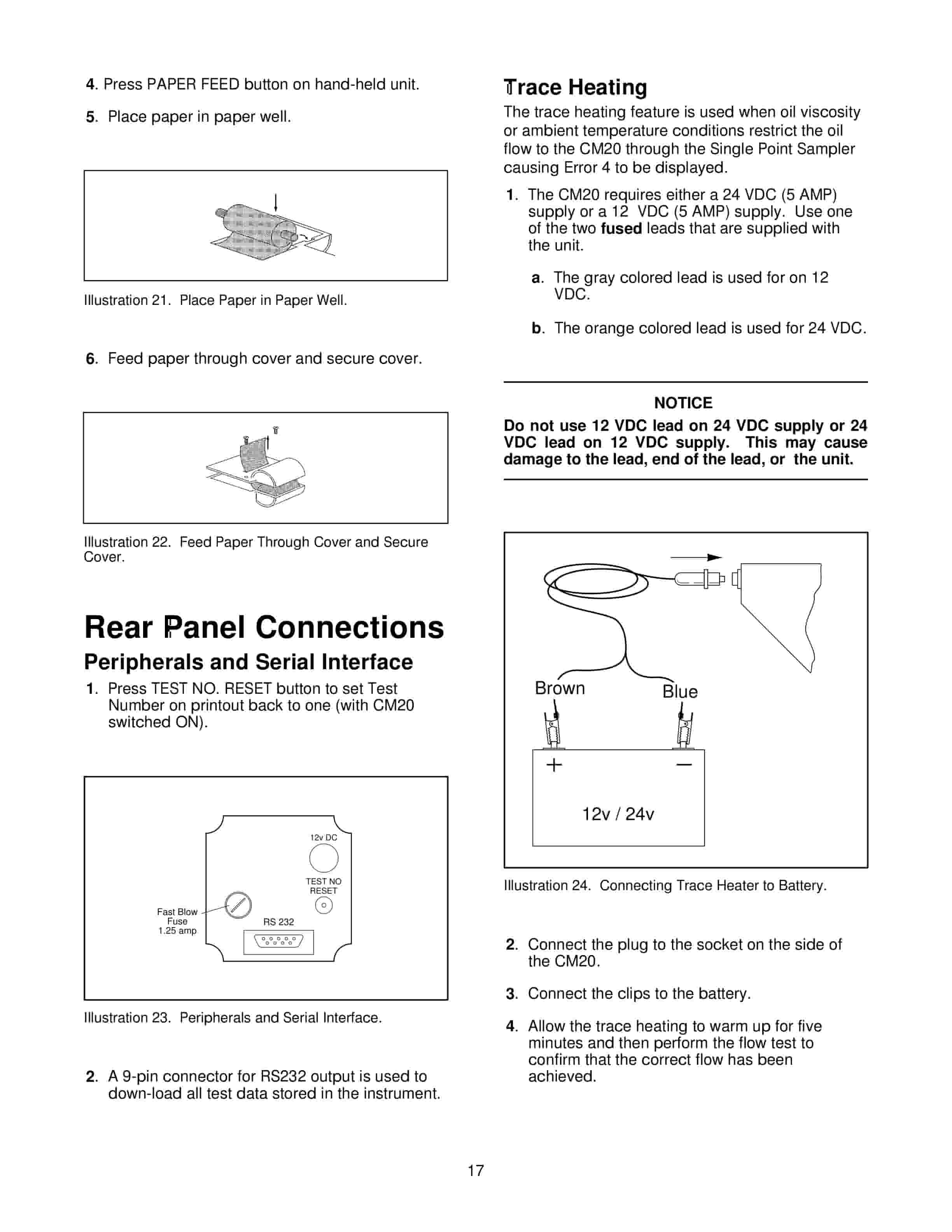 Caterpillar 138-9656 Contamination Group CM20 6-Channel Particle Counter Tool Operating Manual NEHS0670 5 Caterpillar 138-9656 Contamination Group CM20 6-Channel Particle Counter Tool Operating Manual NEHS0670-5