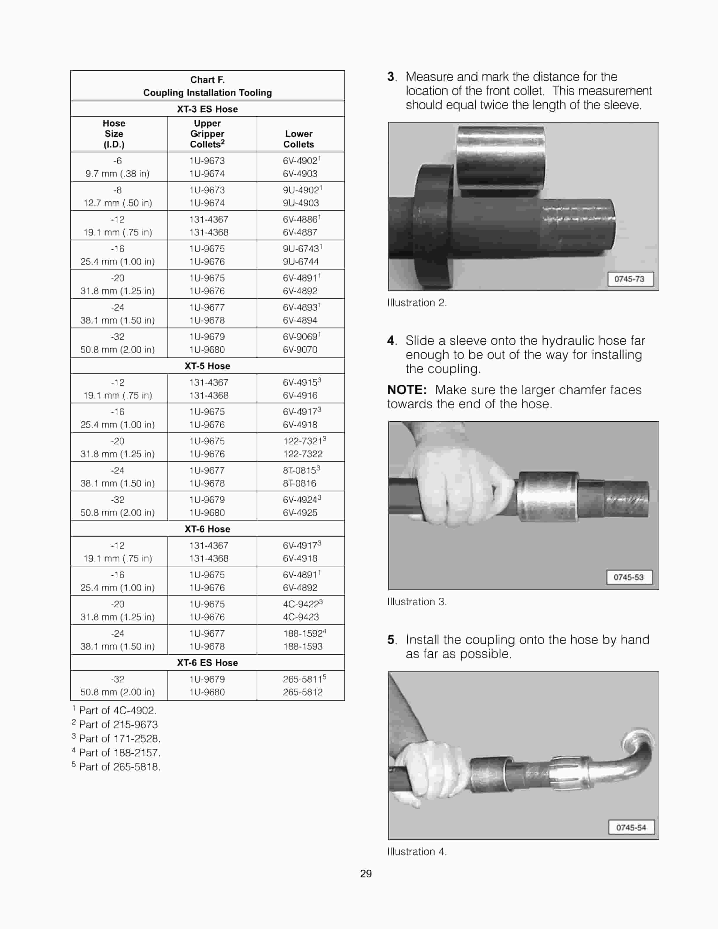 Caterpillar 139-5439, 145-3381, And 152-3910 Combination Hose Machines Tool Operating Manual NEHS0746-02-5