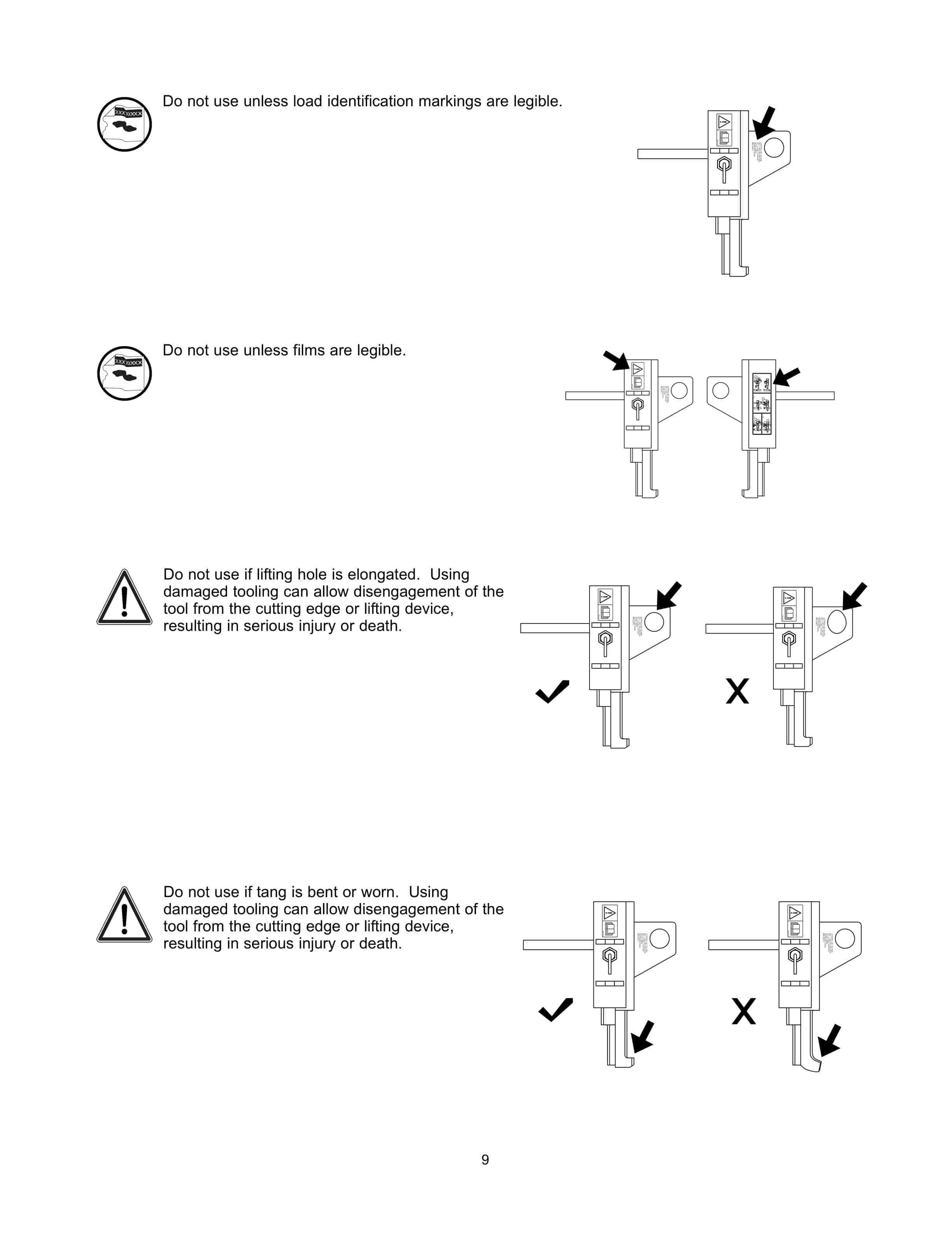Caterpillar 152-2025, 152-2026 Lifting Clamp Assembly Tool Operating Manual NEHS0997-3