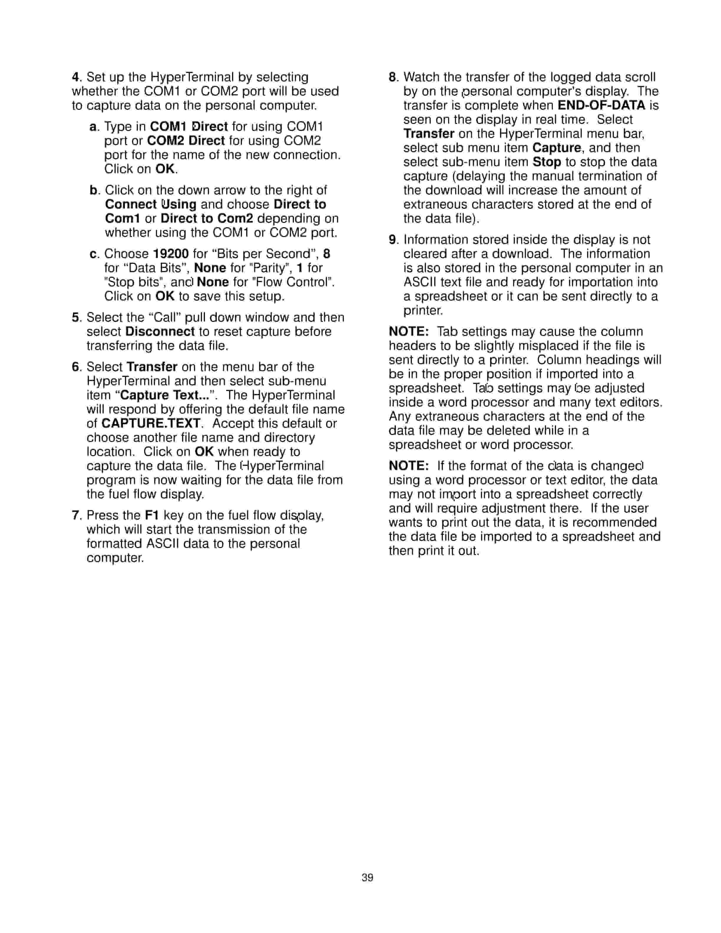 Caterpillar 179-0710 Burn Rate Fuel Flow Measurement System Tool Operating Manual NEHS0776-01-5