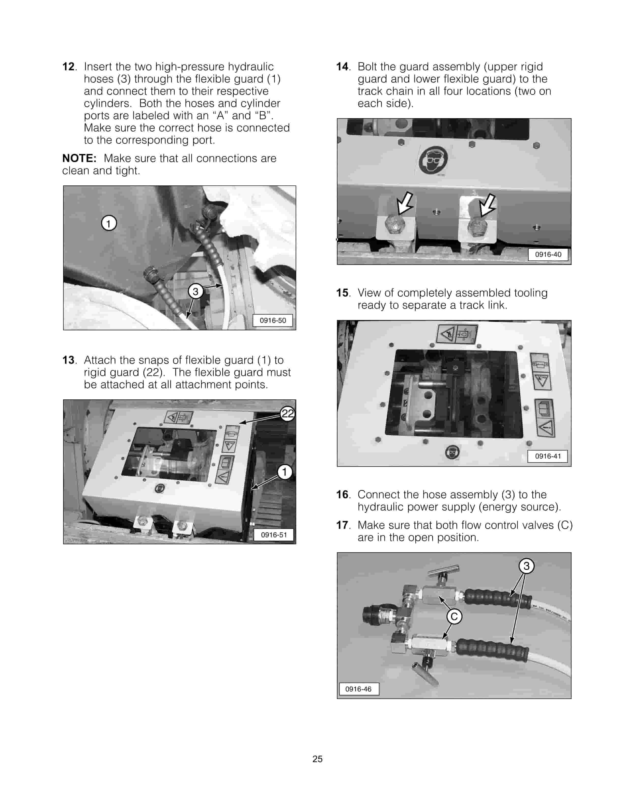 Caterpillar 252-9960 Portable Track Press Tool Operating Manual NEHS0916-02-3