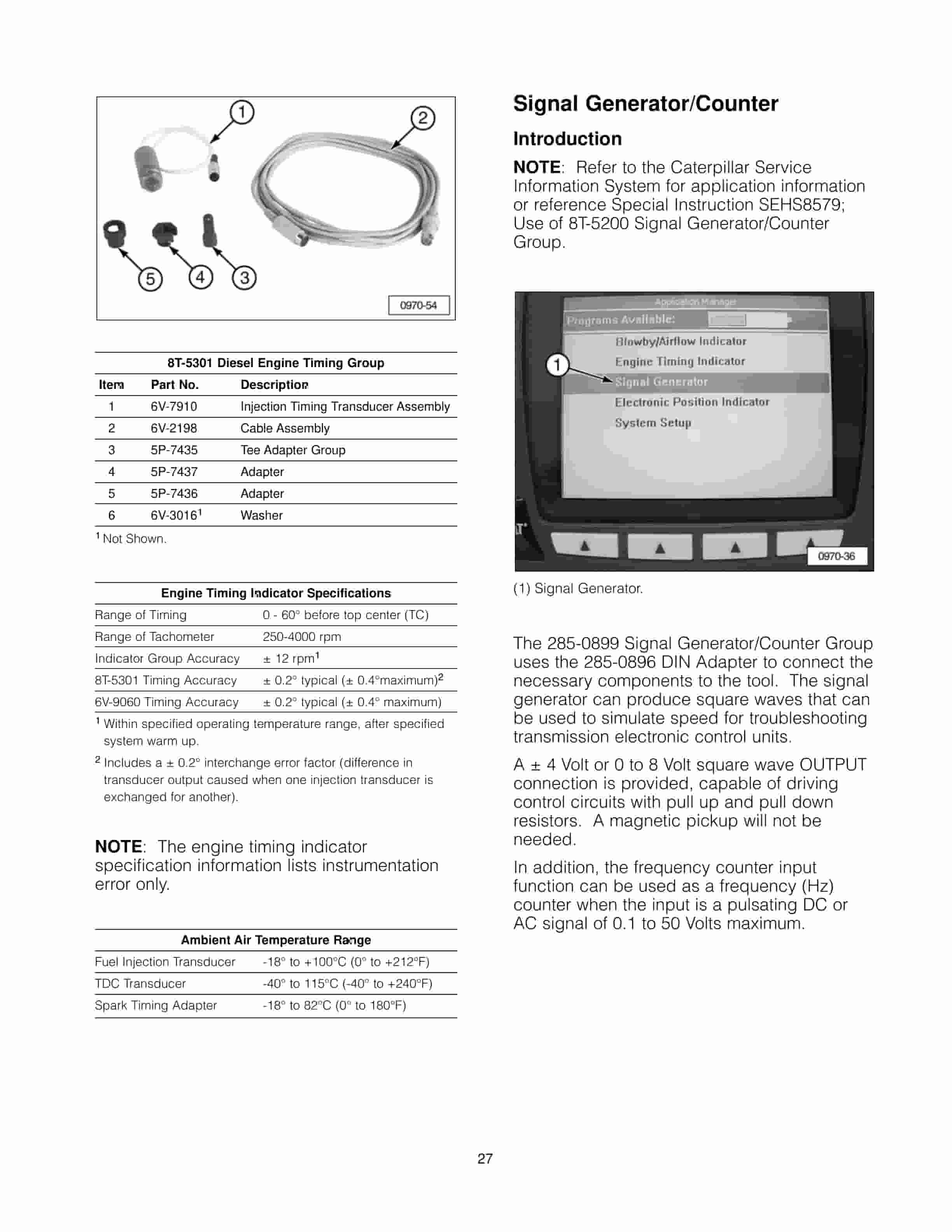 Caterpillar 285-0910 Multi-Tool Group Tool Operating Manual NEHS0970-01-3