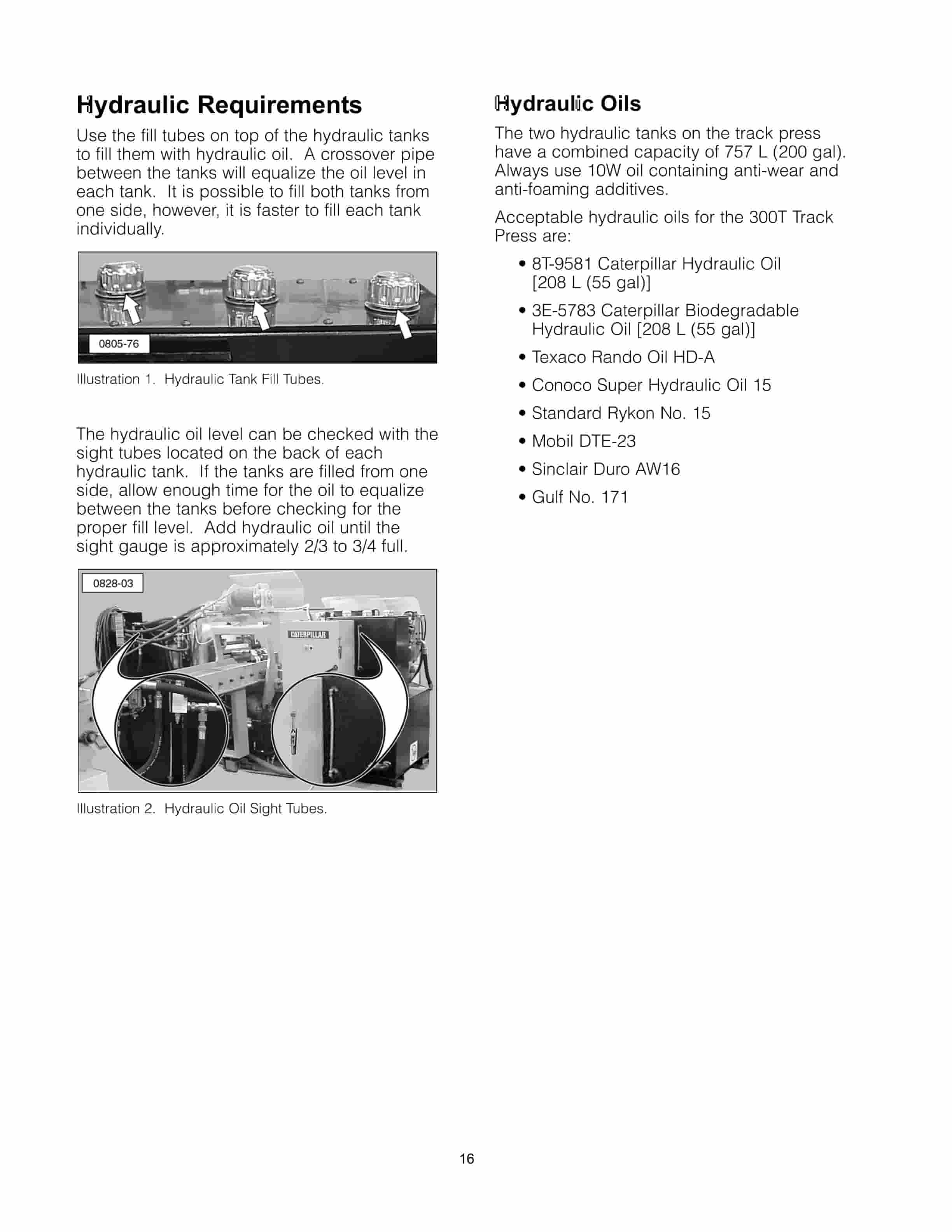 Caterpillar 300T Track Press Tool Operating Manual NEHS0828-4