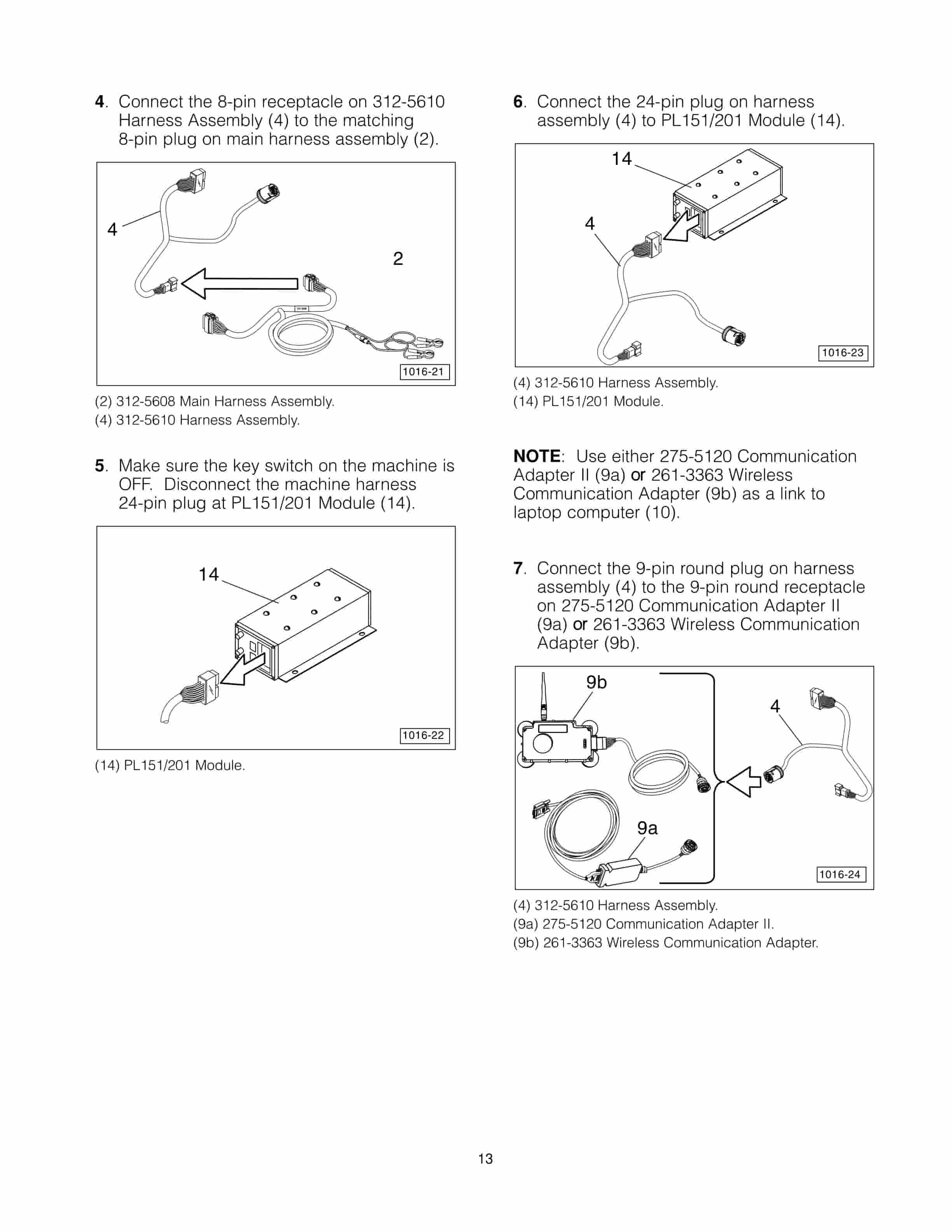 Caterpillar 312-5642 Product Link Service Tool Group Tool Operating Manual NEHS1016-2