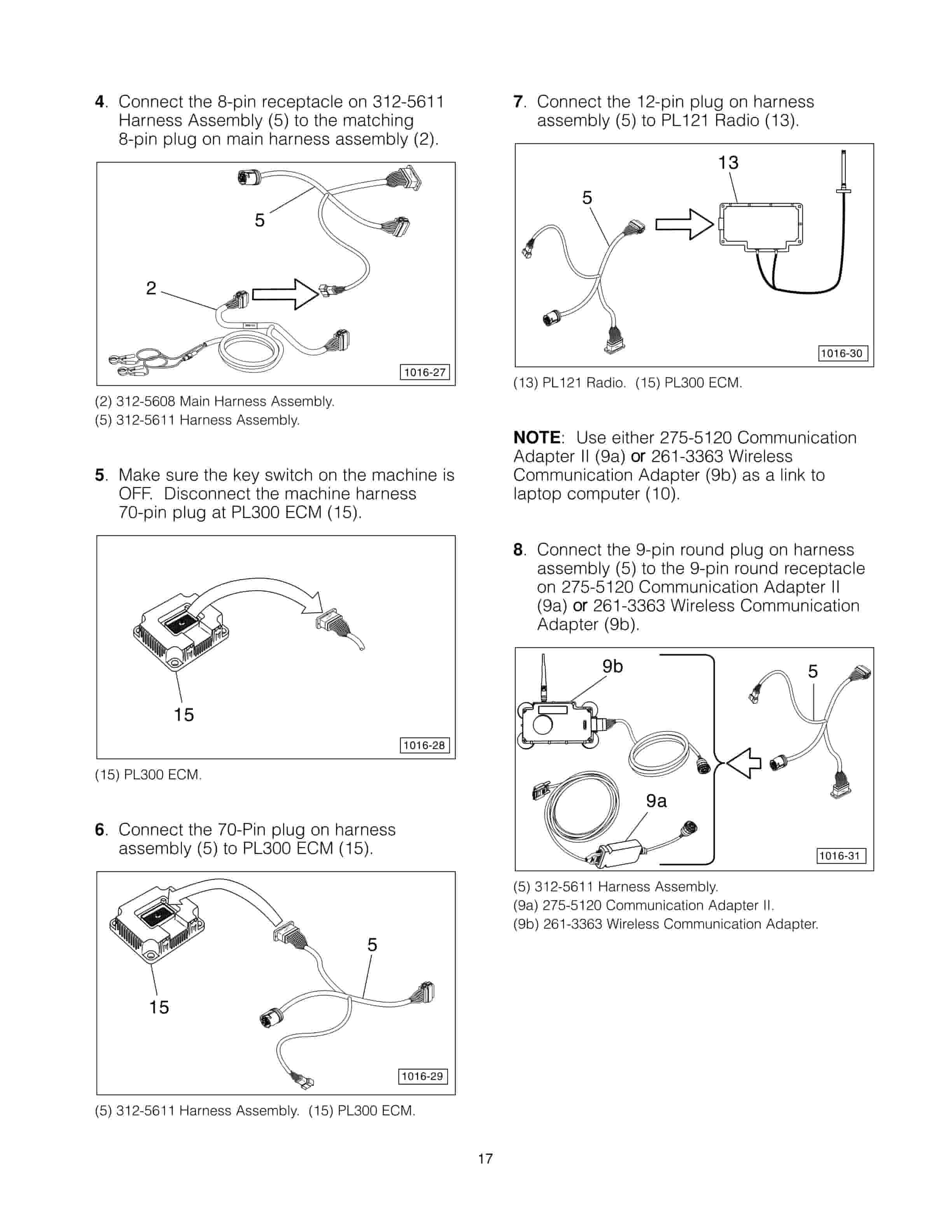 Caterpillar 312-5642 Product Link Service Tool Group Tool Operating Manual NEHS1016-3
