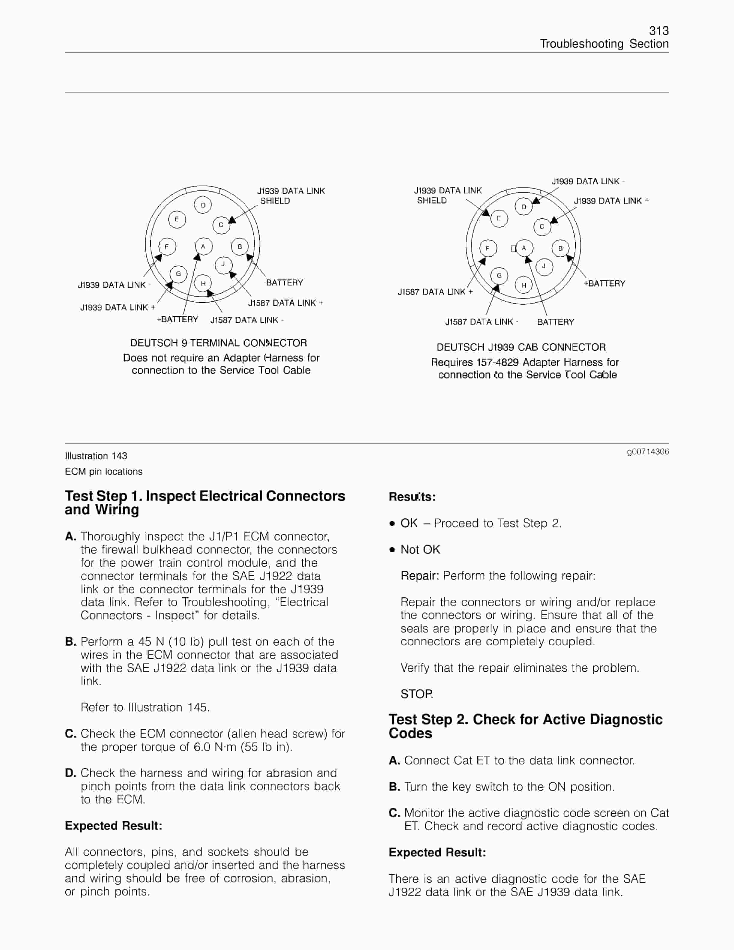 Caterpillar 3406E, C-10, C-12, C-15, C-16, C-18 On-Highway Engines Troubleshooting Manual RENR2238-07-4