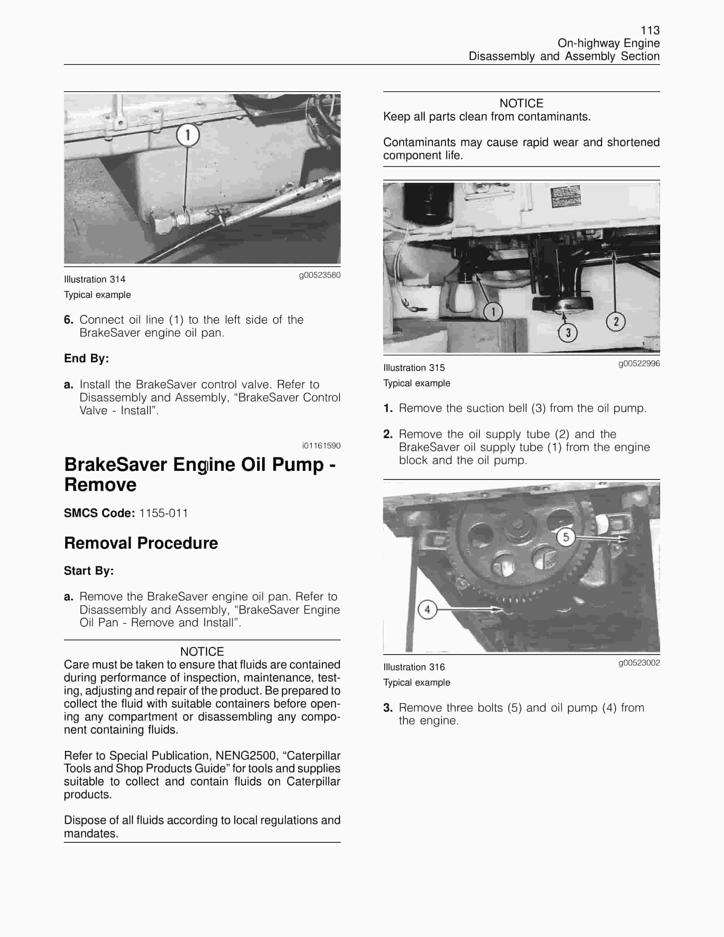 Caterpillar 3406E On-Highway Engine Dissassembly And Assembly Manual SENR5016-03-5