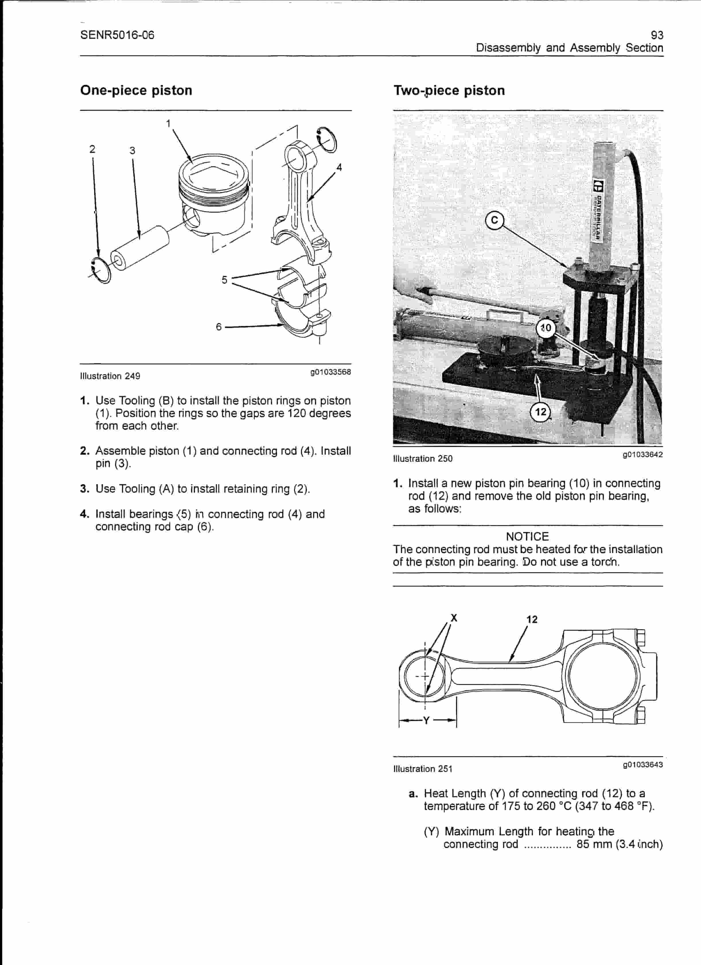 Caterpillar 3406E On-Highway Engine Dissassembly And Assembly Manual SENR5016-06-3