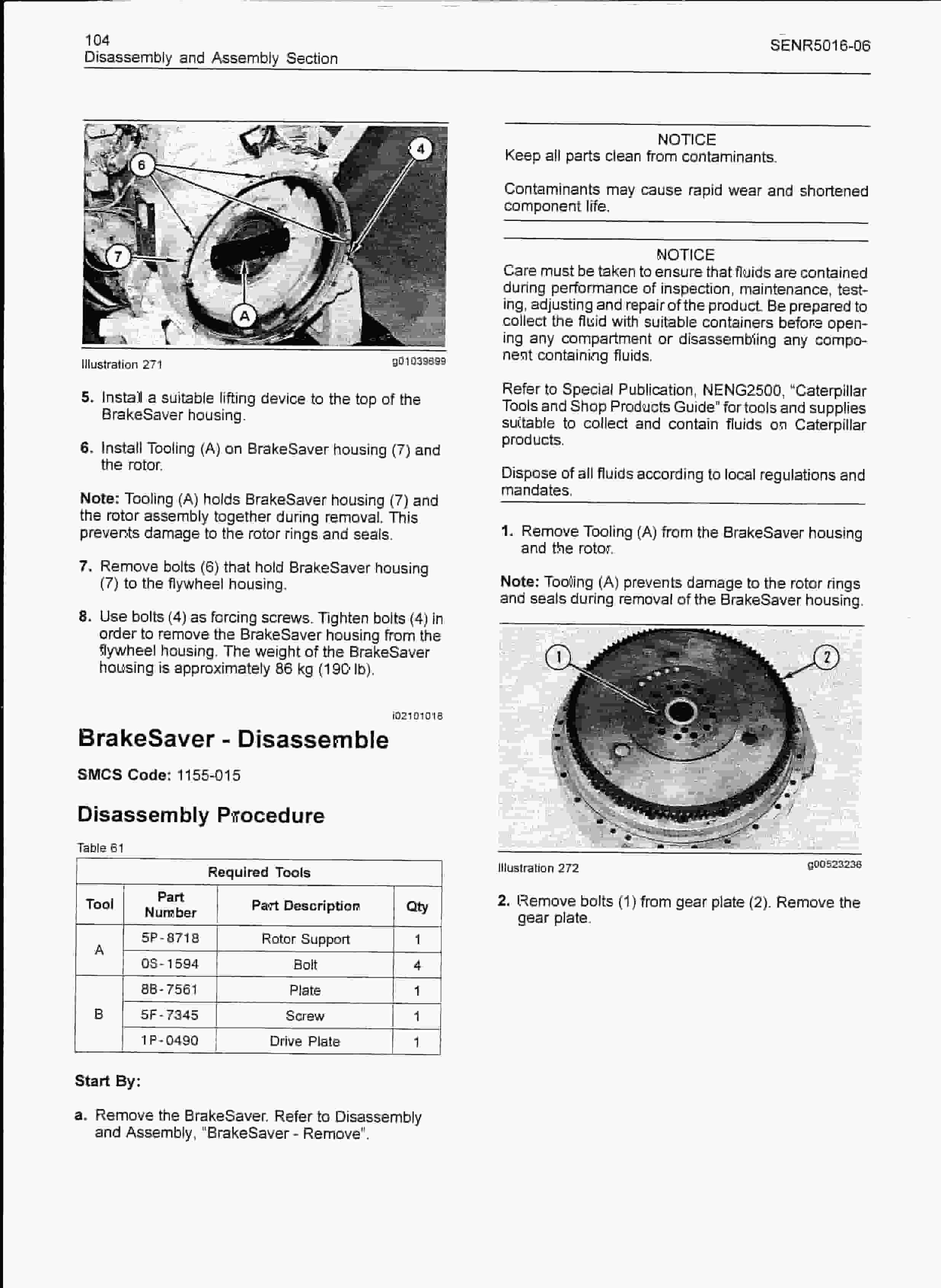 Caterpillar 3406E On-Highway Engine Dissassembly And Assembly Manual SENR5016-06-4