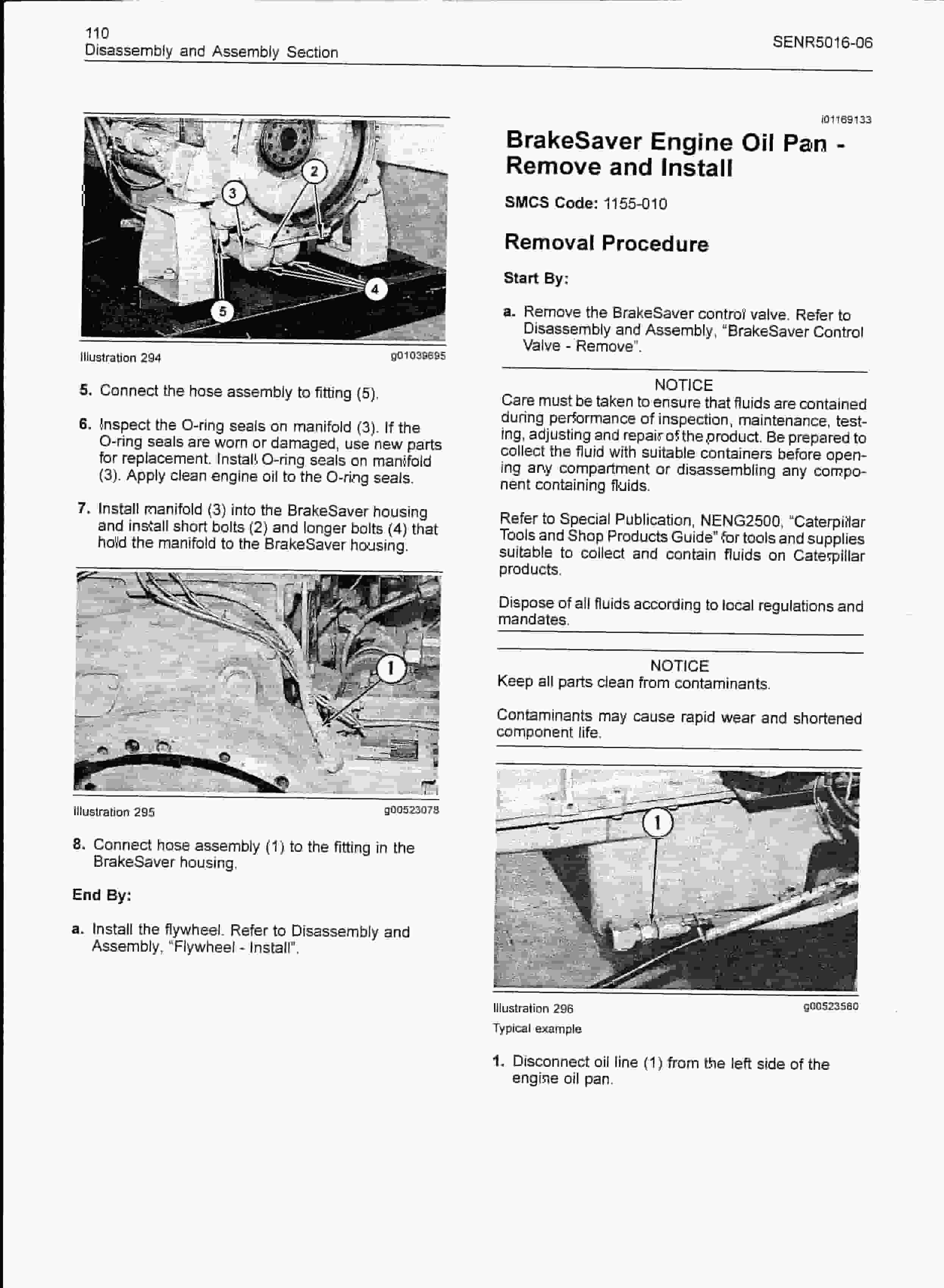 Caterpillar 3406E On-Highway Engine Dissassembly And Assembly Manual SENR5016-06-5