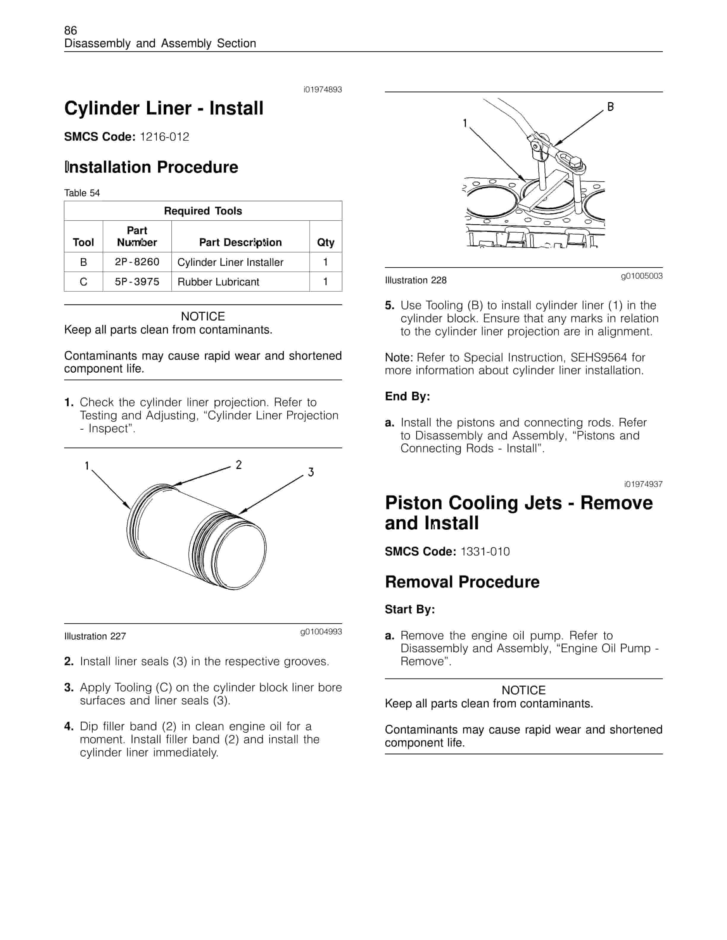 Caterpillar 3406E On-Highway Engine Dissassembly And Assembly Manual SENR6421-04-3