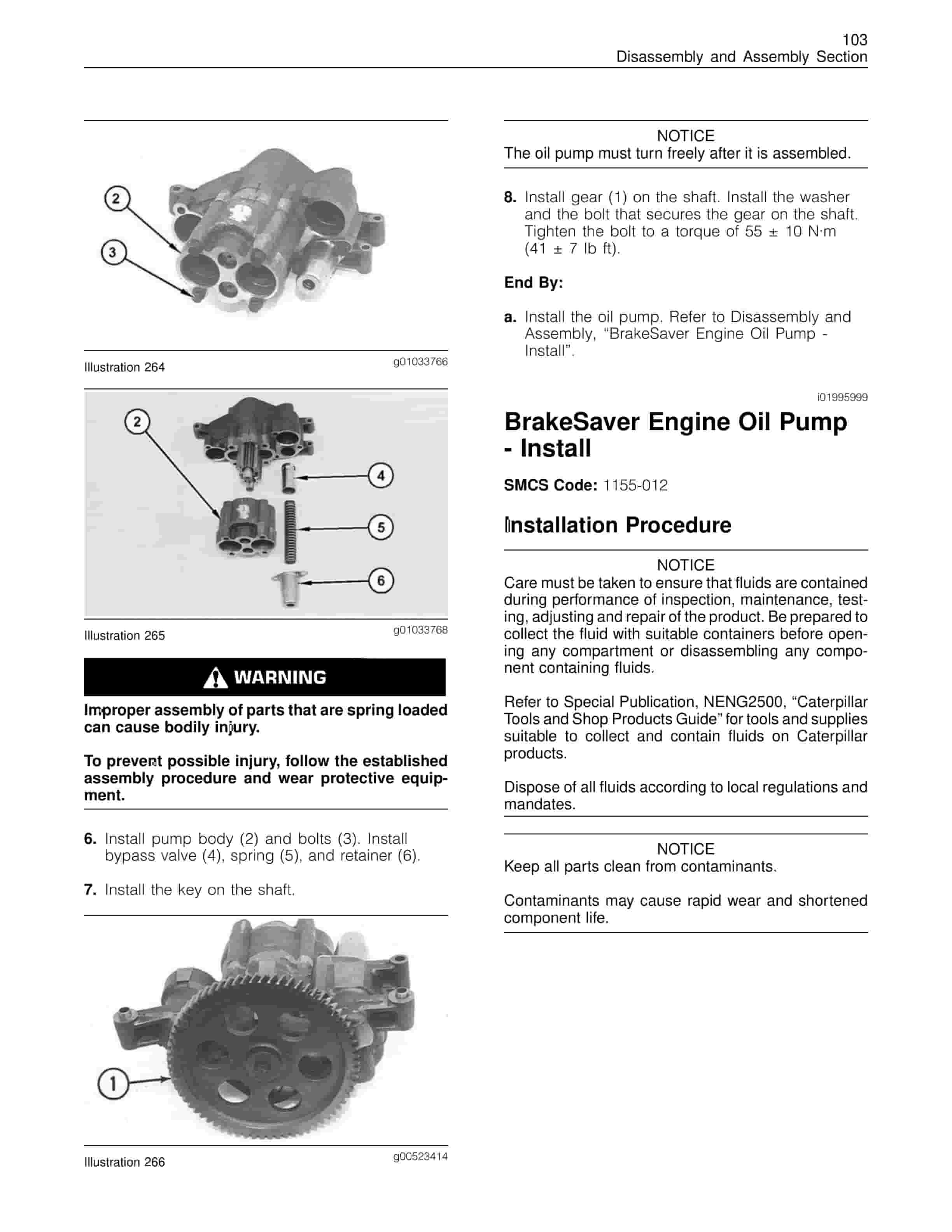Caterpillar 3406E On-Highway Engine Dissassembly And Assembly Manual SENR6421-04-5