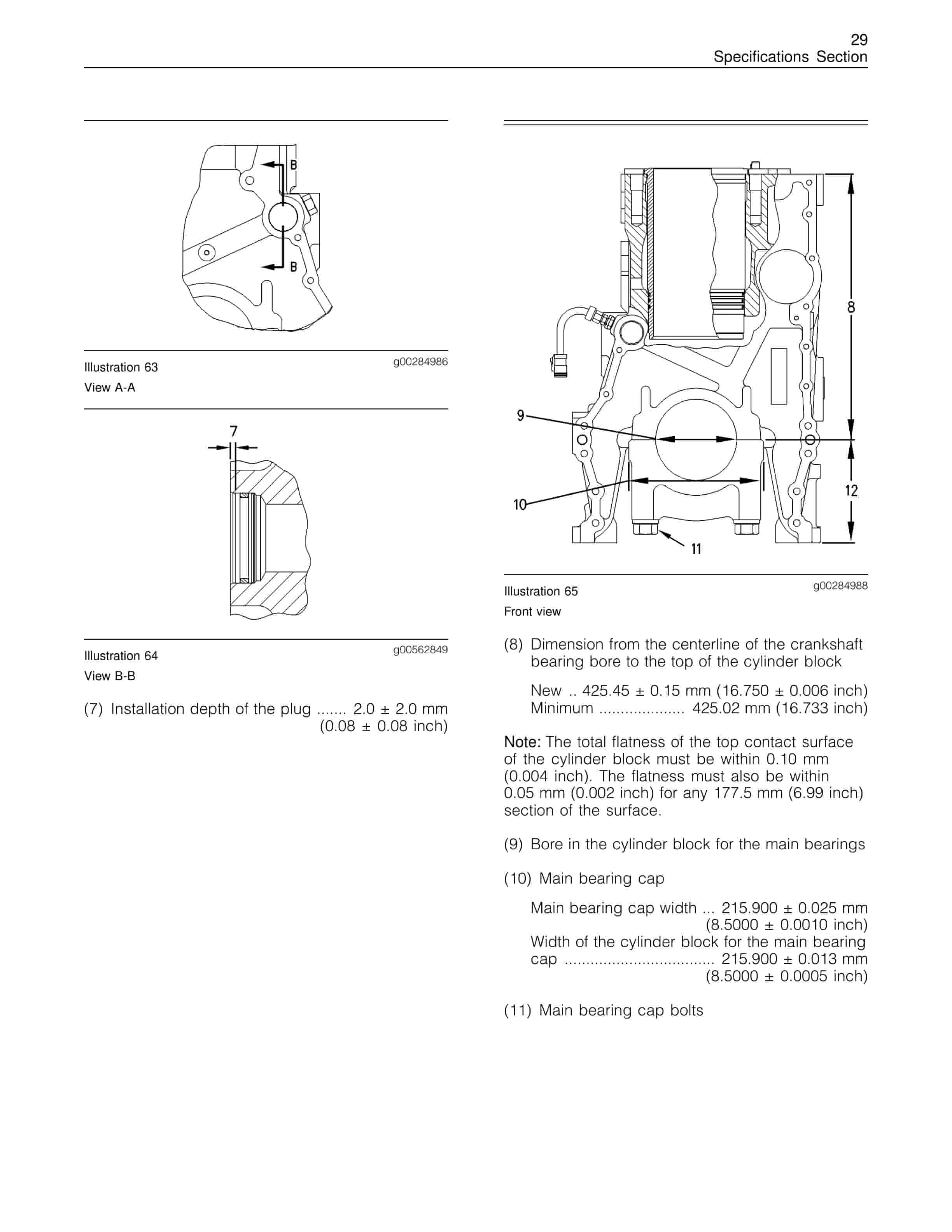 Caterpillar 3406E Truck Engine Specifications RENR1272-05-2