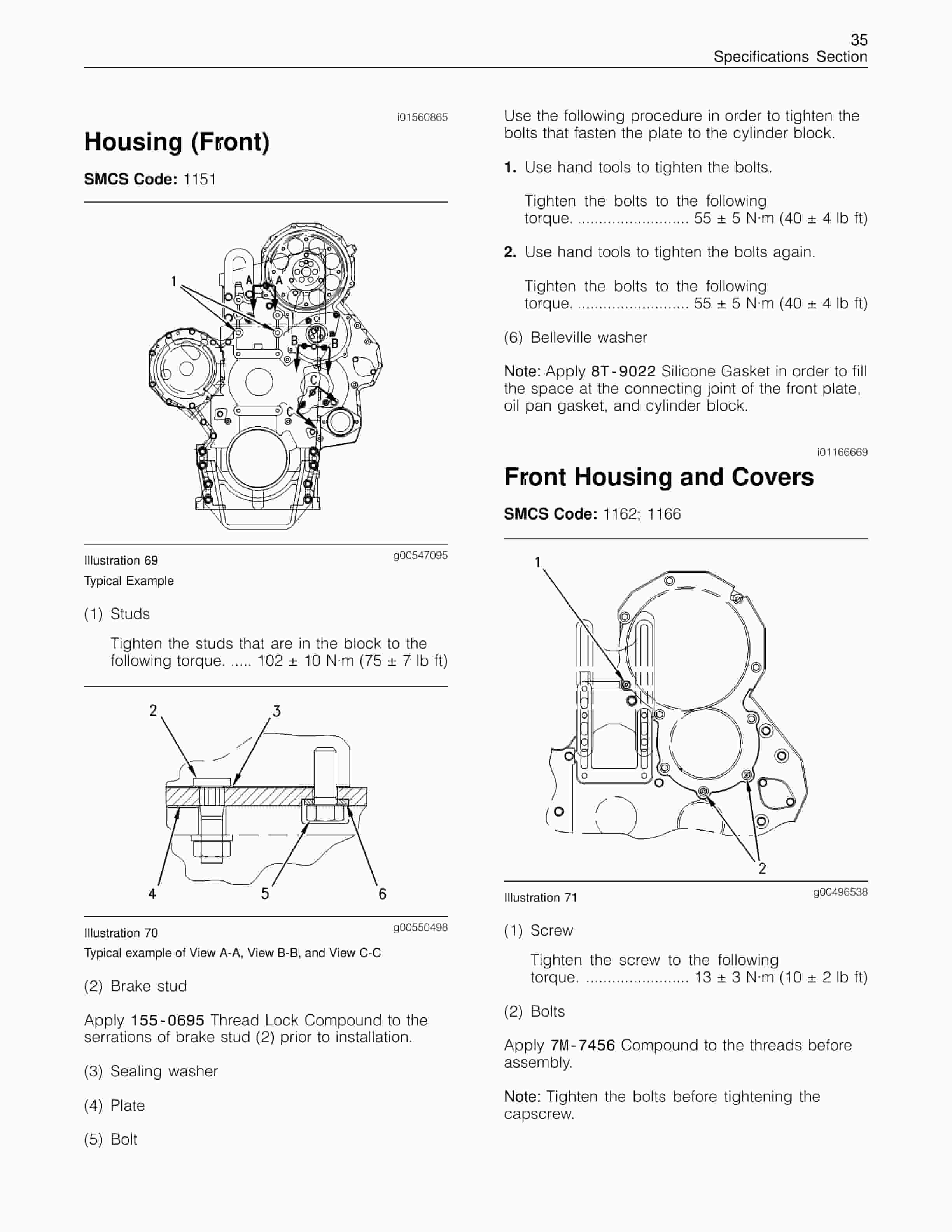 Caterpillar 3406E Truck Engine Specifications SENR5018-04-3