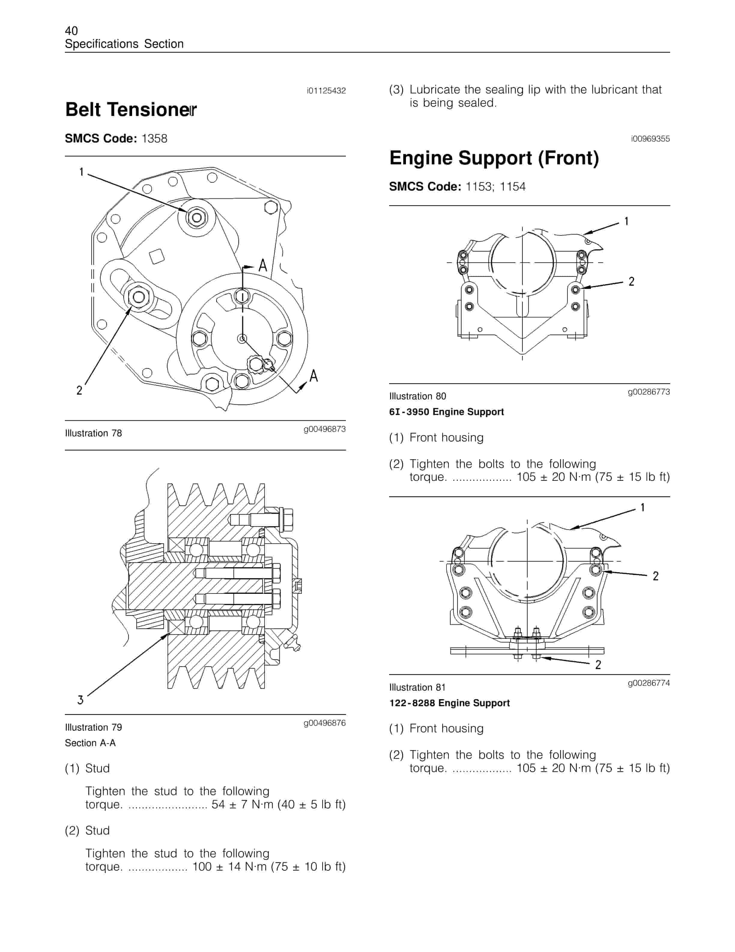 Caterpillar 3406E Truck Engine Specifications SENR5018-04-4