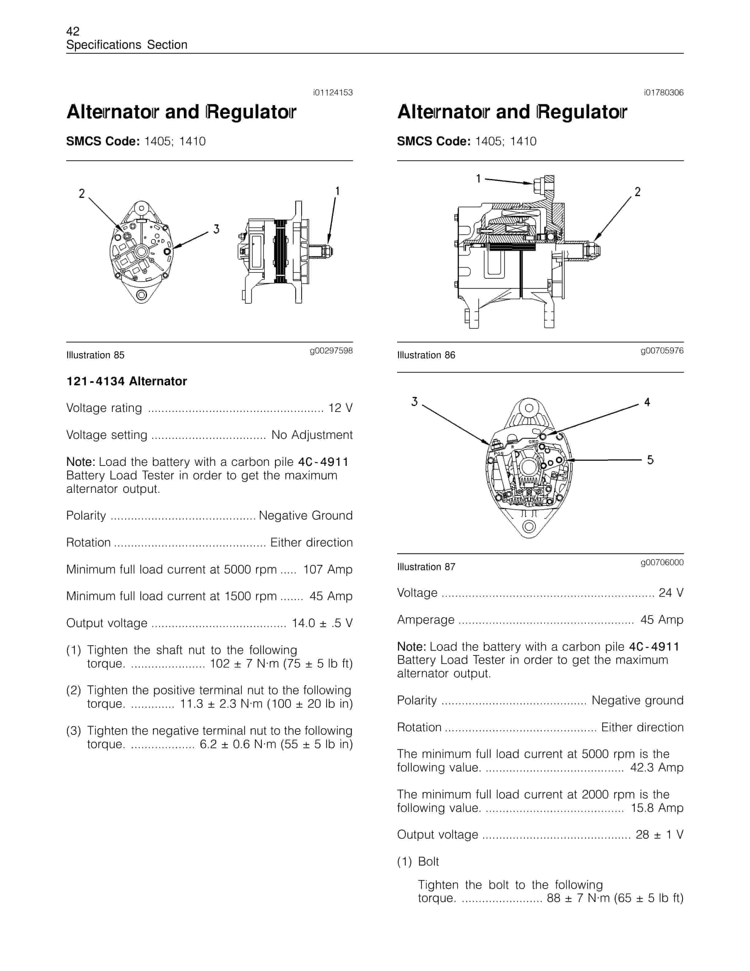 Caterpillar 3406E Truck Engine Specifications SENR5018-04-5