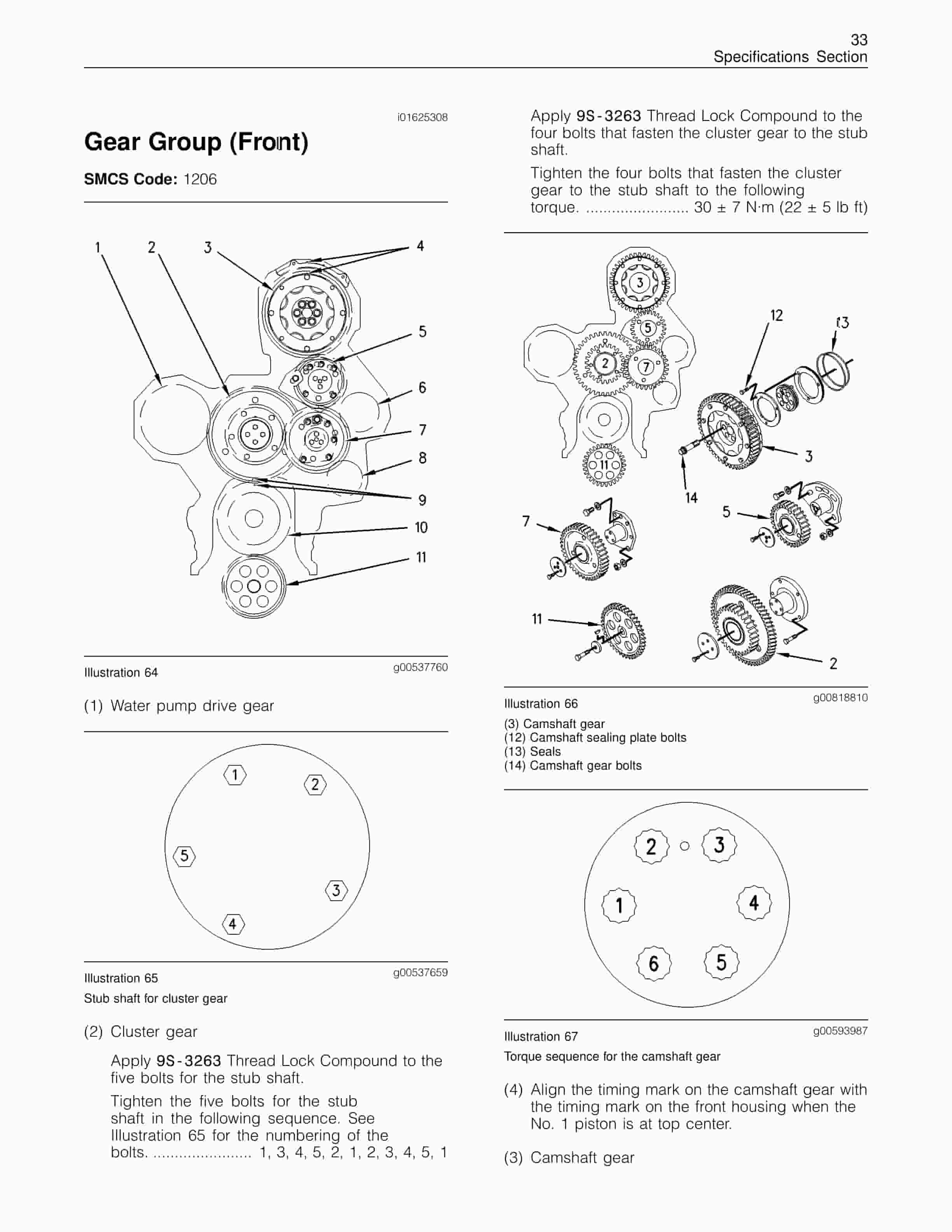 Caterpillar 3406E Truck Engine Specifications SENR5577-05-3