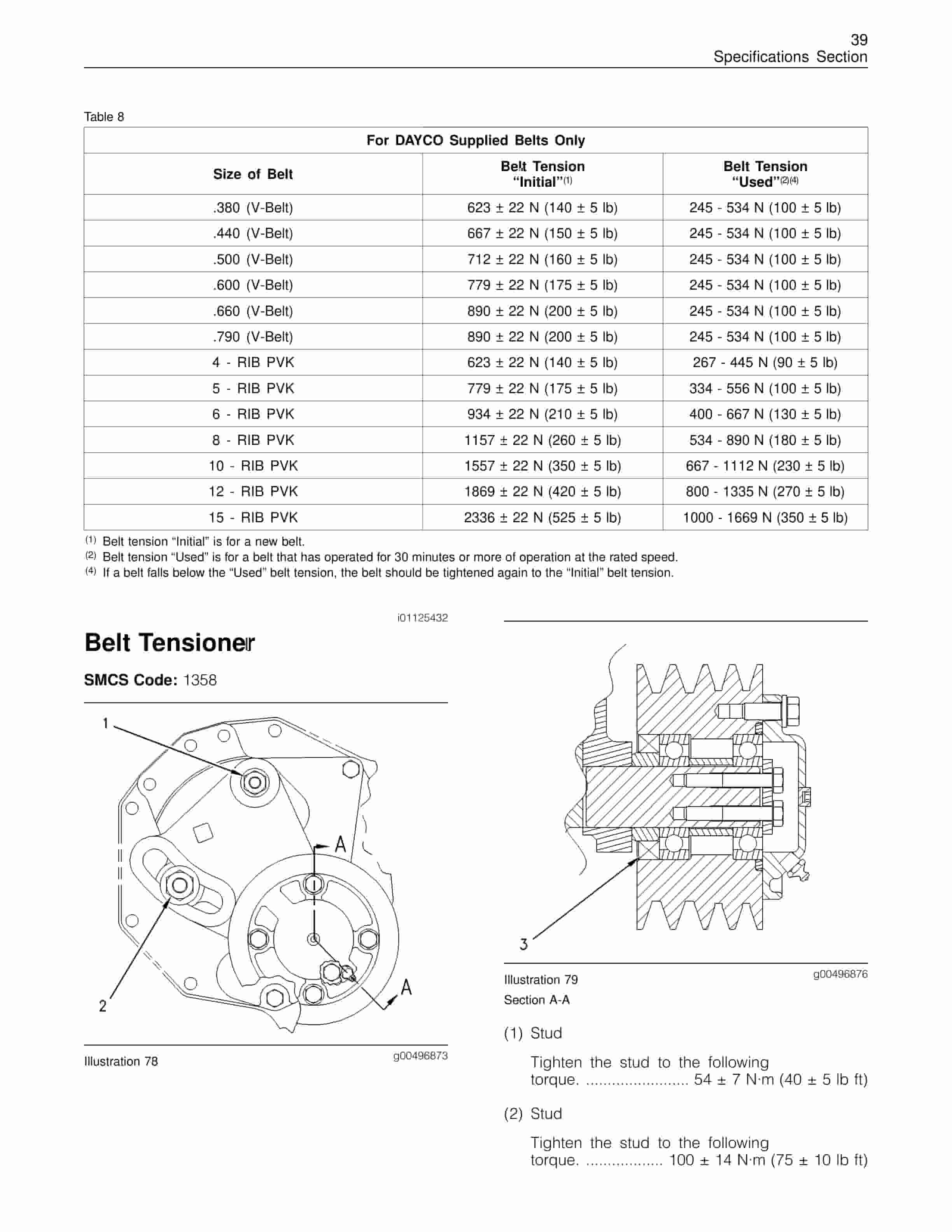 Caterpillar 3406E Truck Engine Specifications SENR5577-05-5