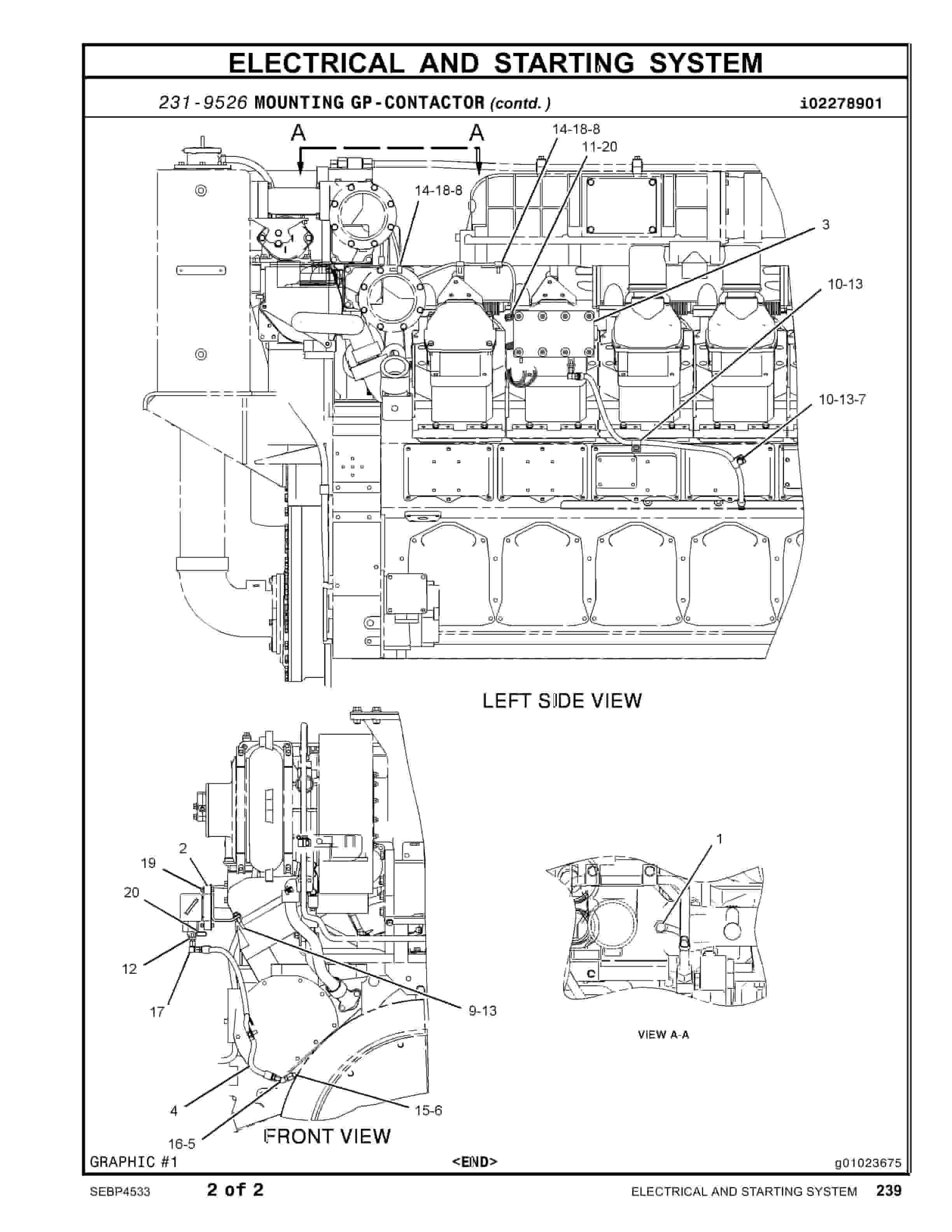 Caterpillar 3508C Marine Engines Parts Manual SEBP4533-4