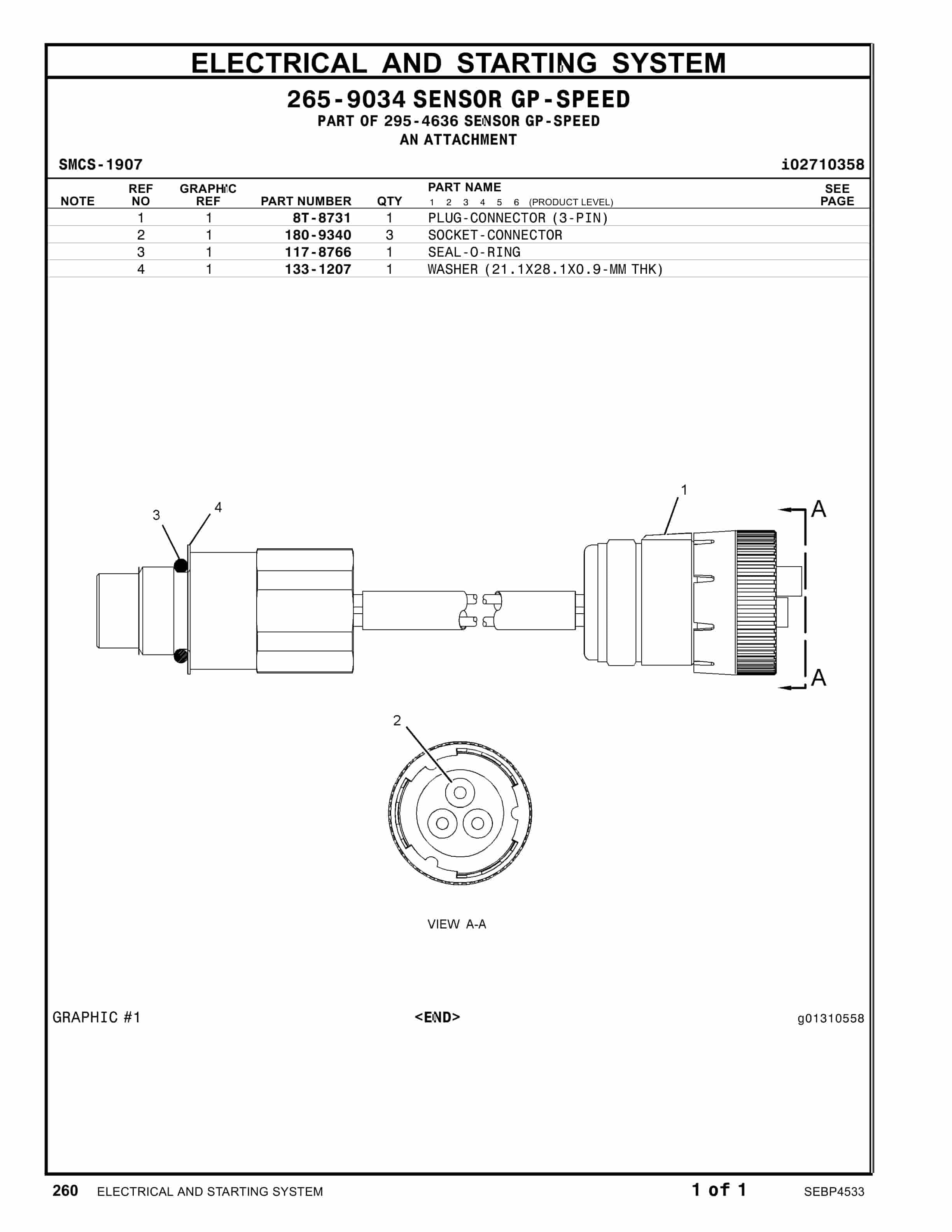 Caterpillar 3508C Marine Engines Parts Manual SEBP4533-5
