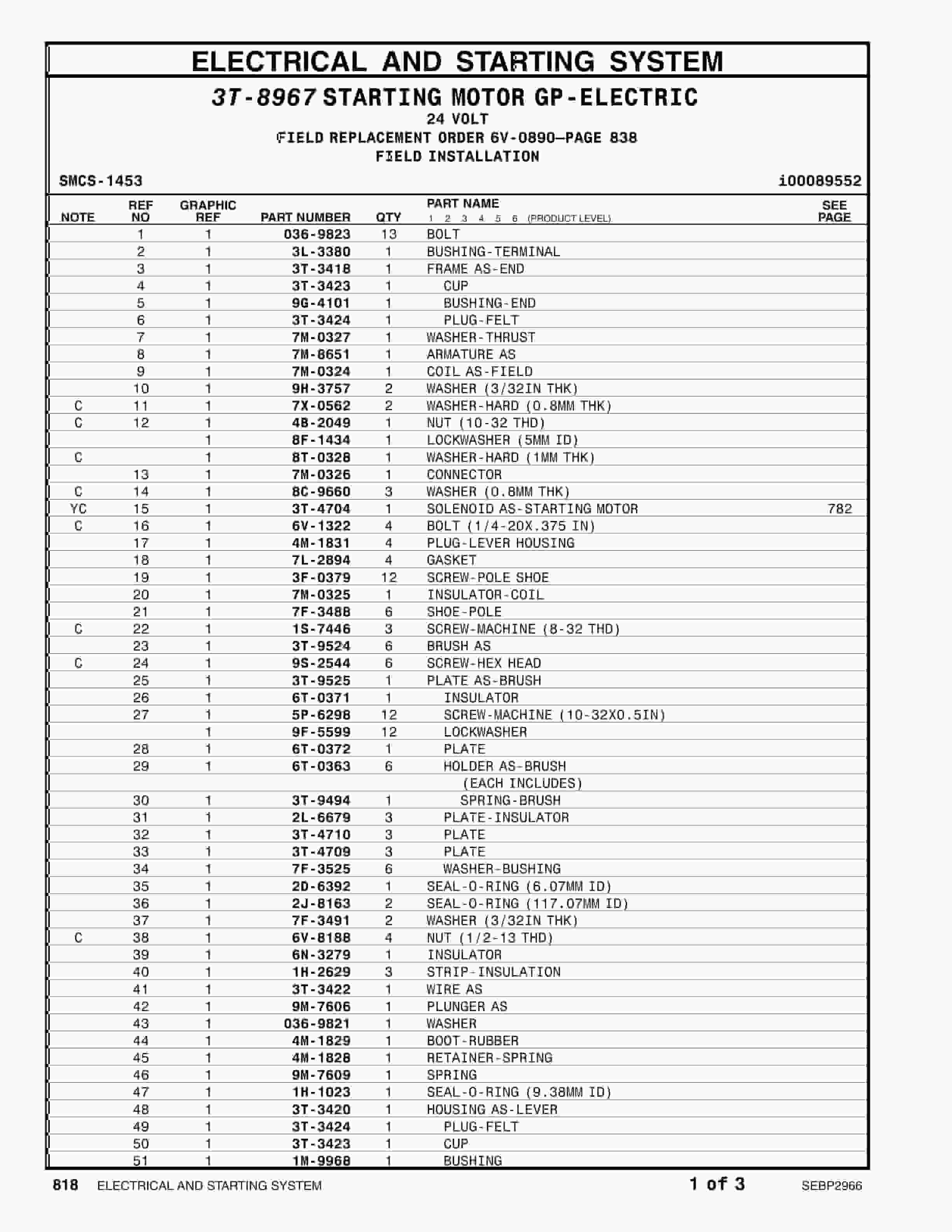 Caterpillar 3512 IndusTrial Engine Parts Manual SEBP2966 5 Caterpillar 3512 IndusTrial Engine Parts Manual SEBP2966 - Image 5