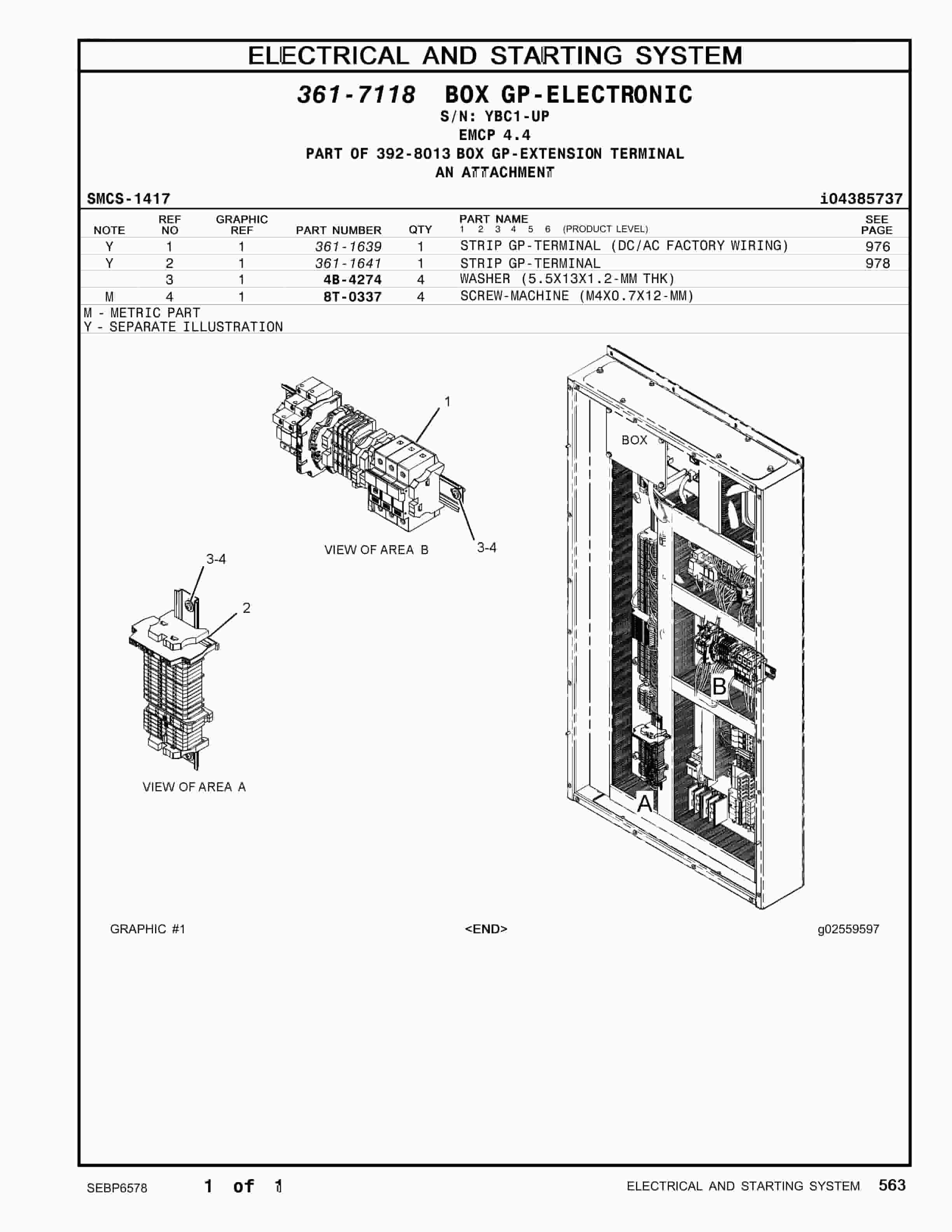 Caterpillar 3512B Generator Set Parts Manual SEBP6578-3