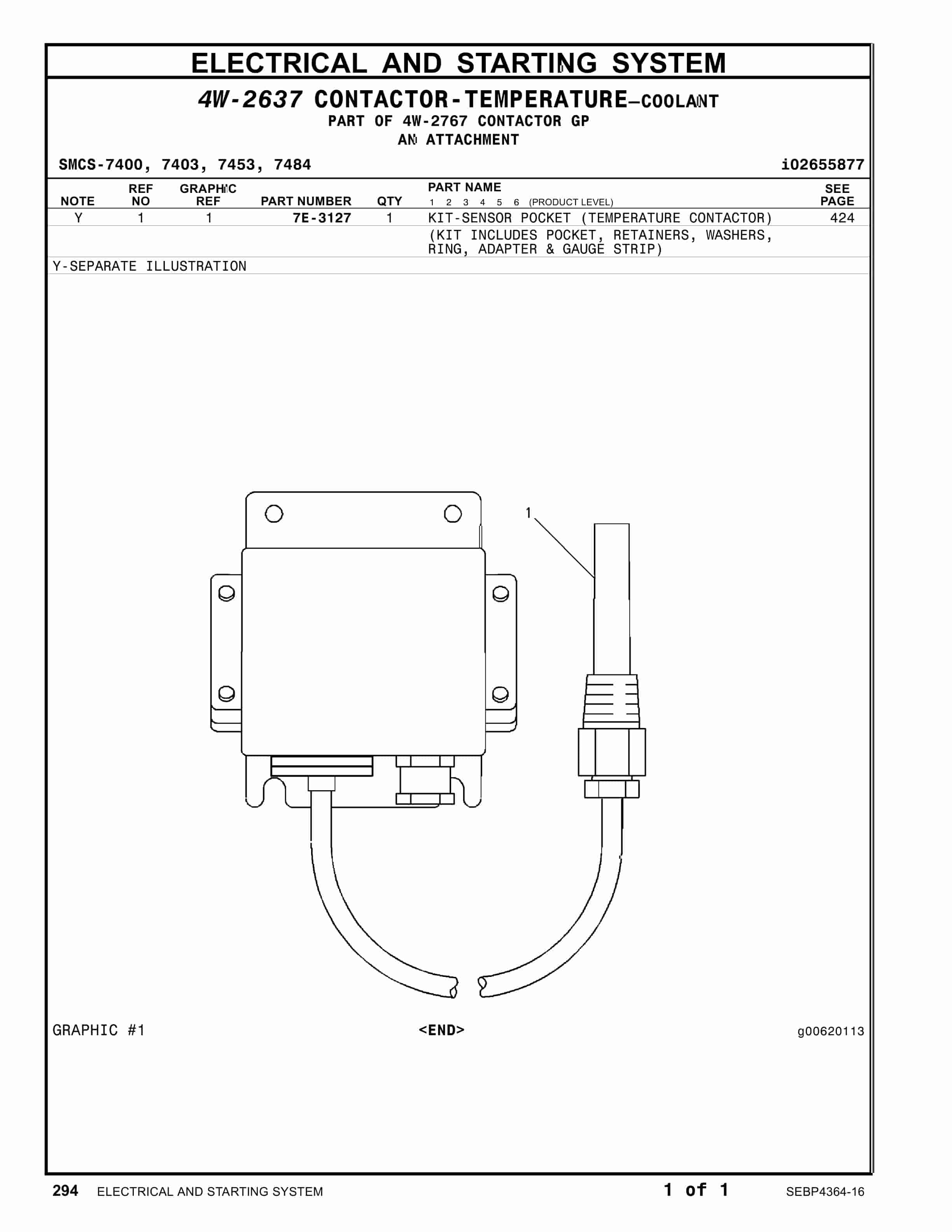Caterpillar 3512C Engine Parts Manual SEBP4364-16-3