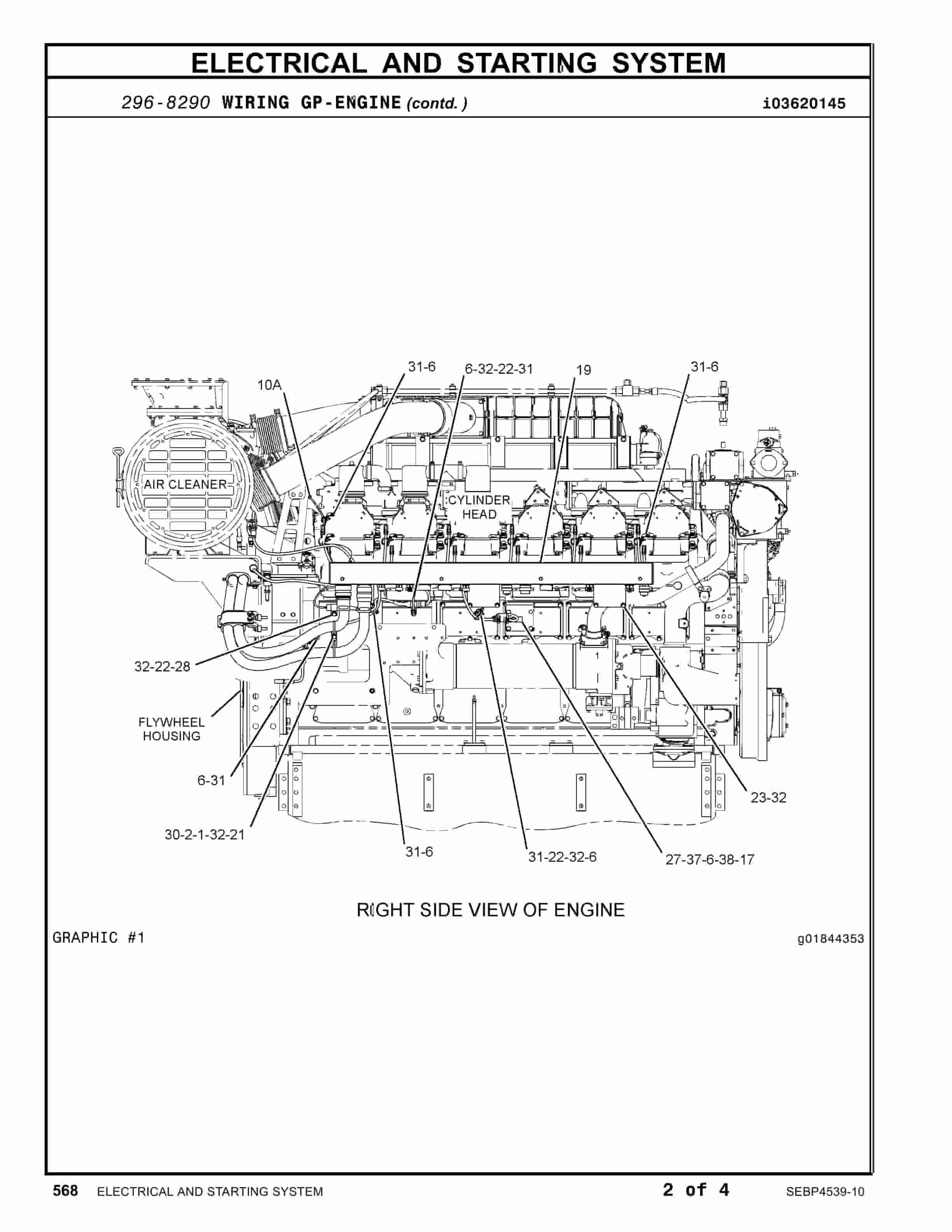Caterpillar 3512C Marine Auxiliary Parts Manual SEBP4539-10-4