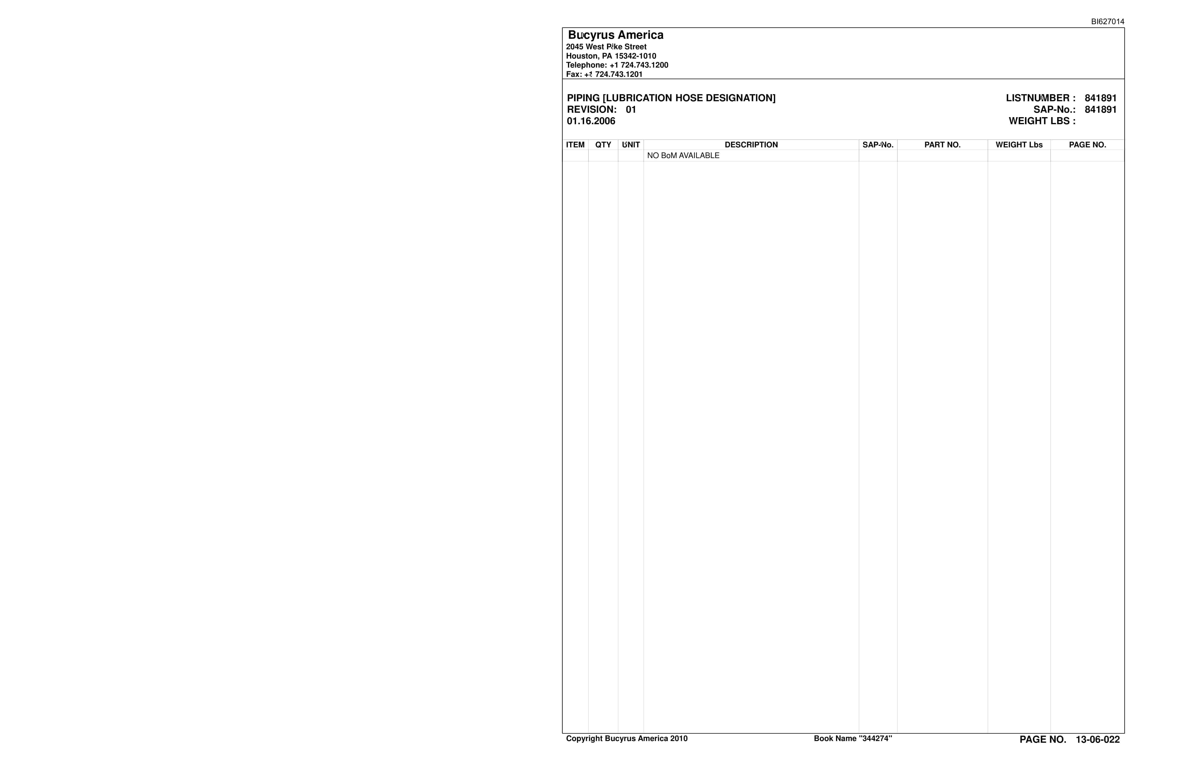 Caterpillar 35M3 Continuous Miner Parts Manual BI627014-4