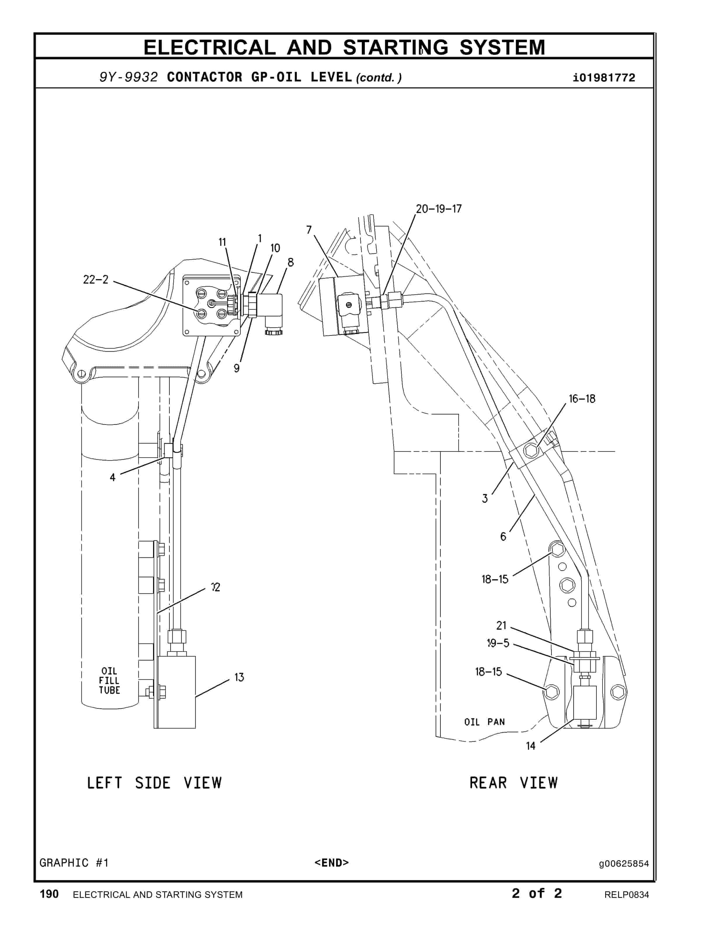 Caterpillar 3616 IndusTrial Parts Manual RELP0834-4