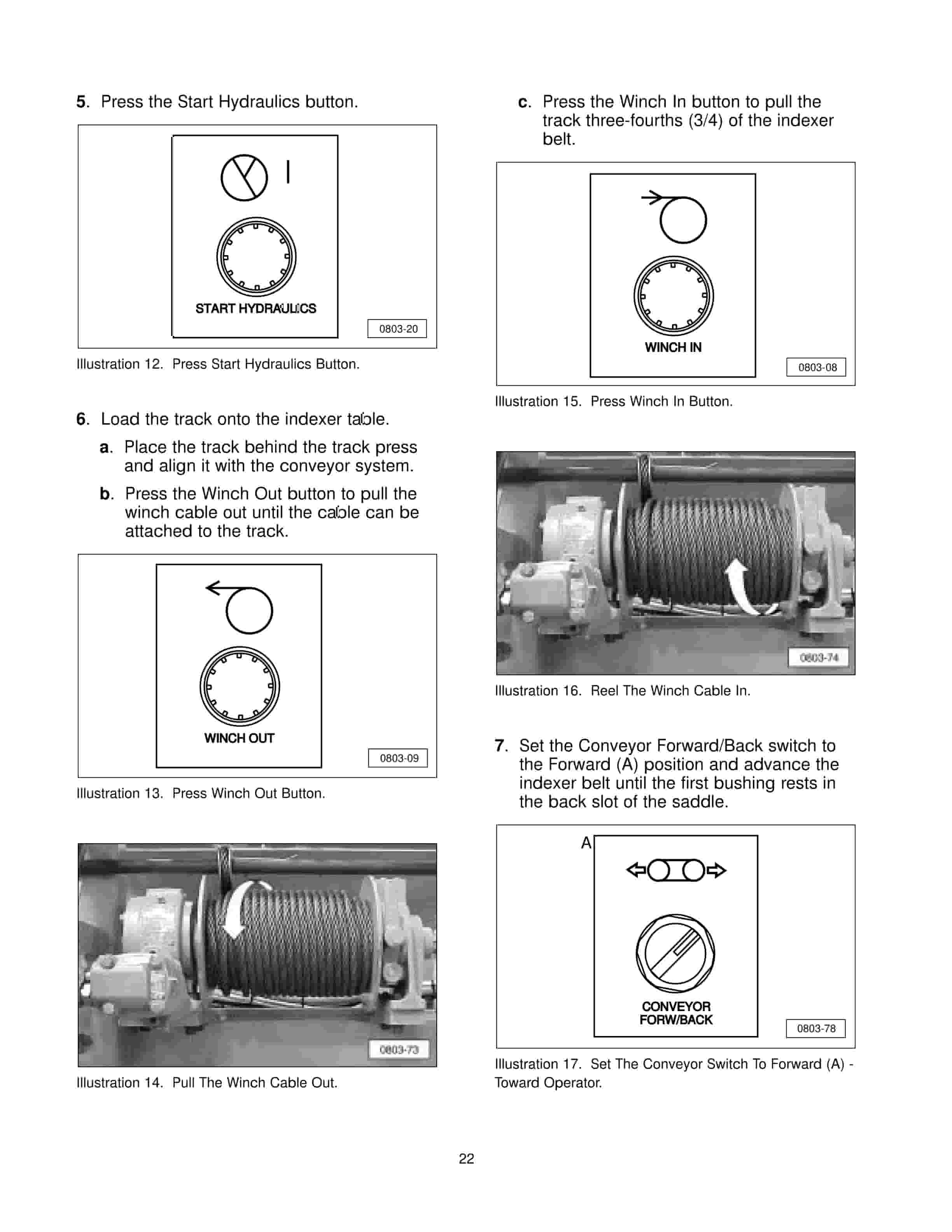 Caterpillar 375T Track Press Tool Operating Manual NEHS0803-02-3