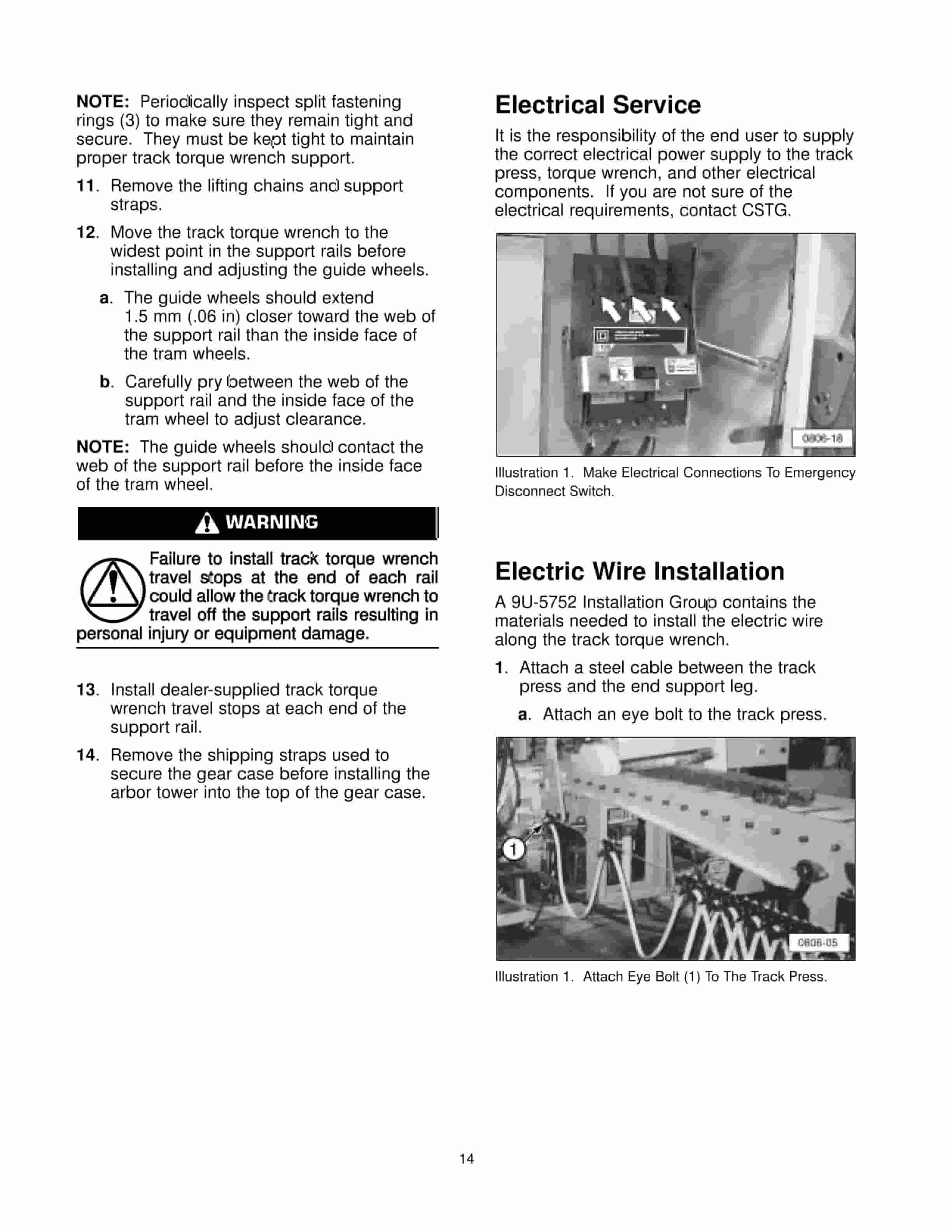 Caterpillar 375T Track Press Tool Operating Manual NEHS0806-01-3