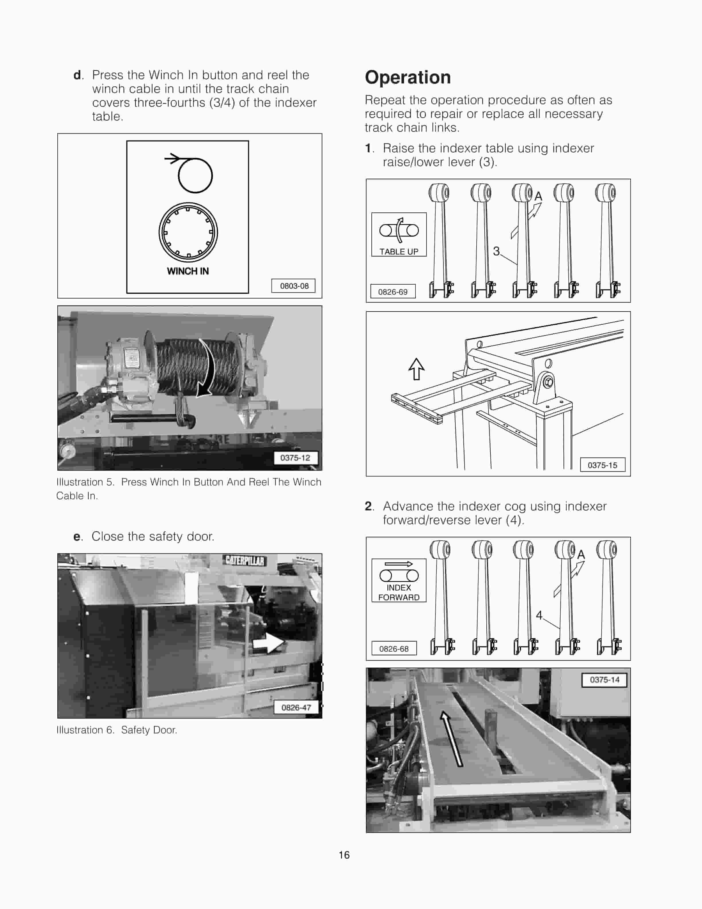 Caterpillar 375T Track Press Tool Operating Manual NEHS0895-4