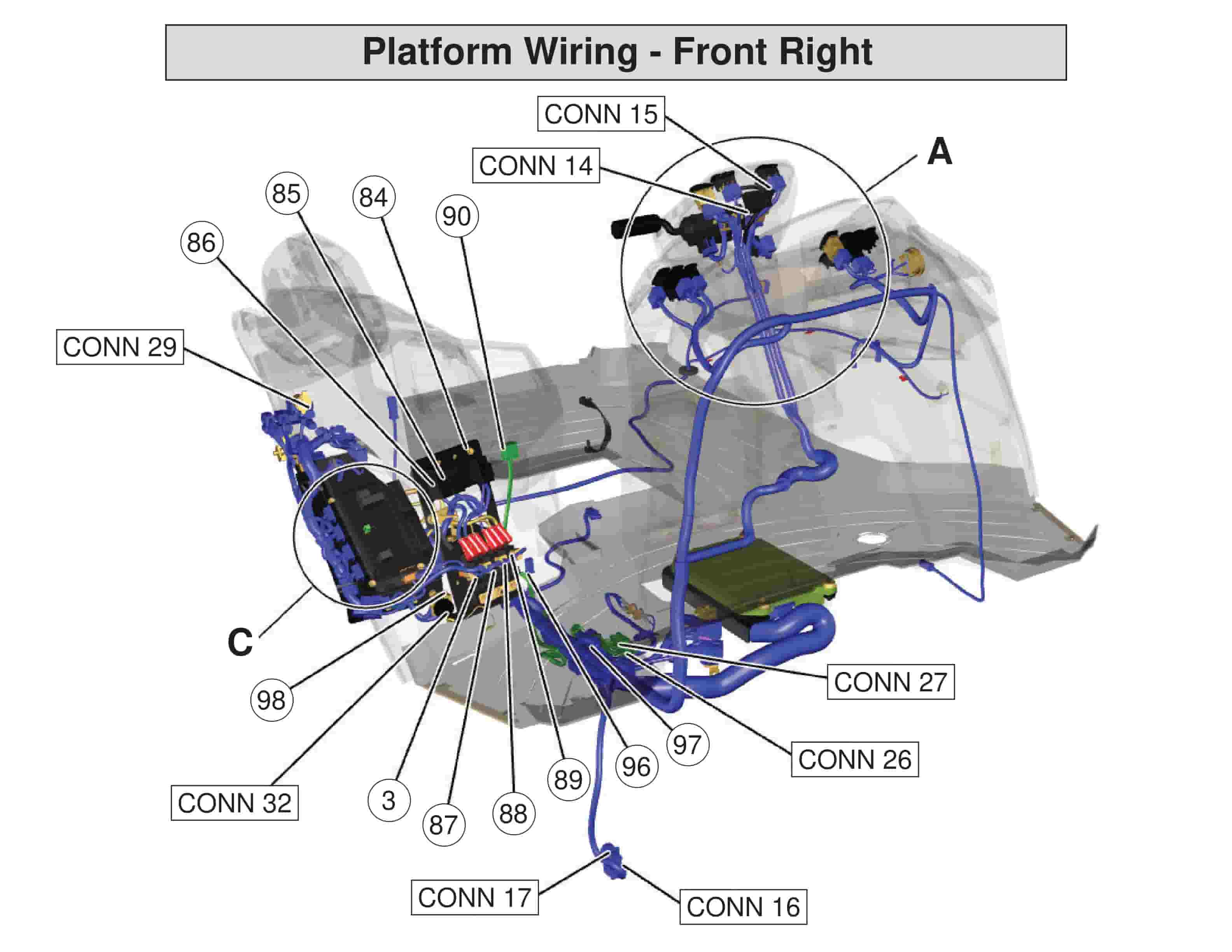 Caterpillar 420E, 430E Backhoe Loader Electrical System Schematic KENR7661-01 4 Caterpillar 420E, 430E Backhoe Loader Electrical System Schematic KENR7661-01 - Image 4