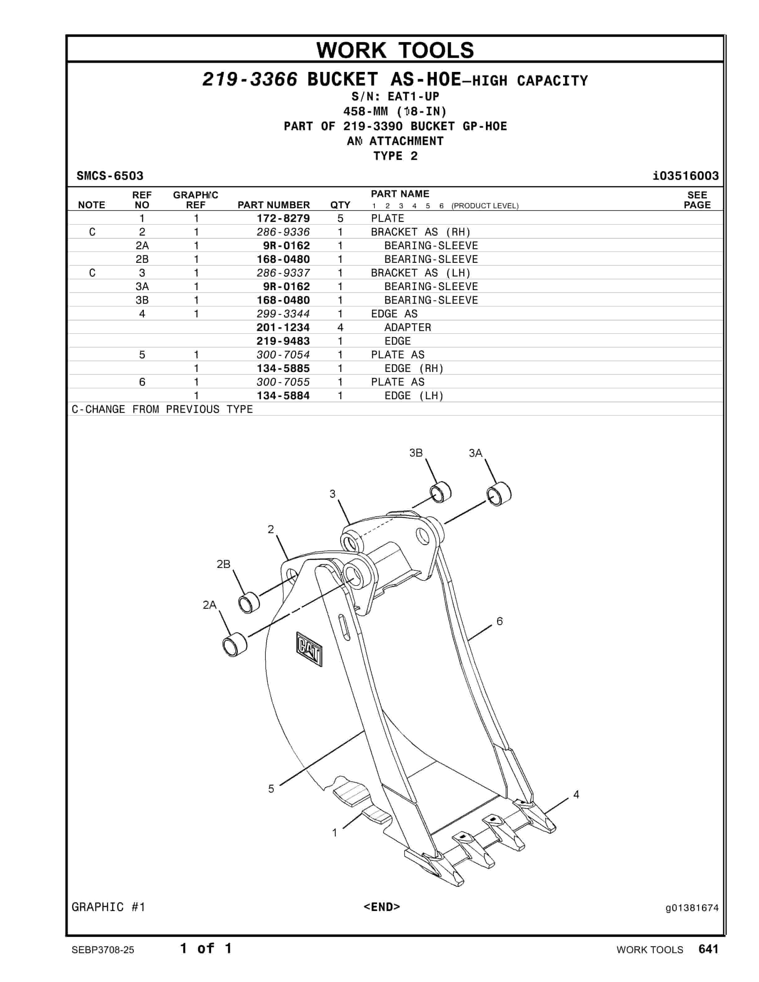 Caterpillar 430E Backhoe Loader Center Pivot Parts Manual SEBP3708-25-3