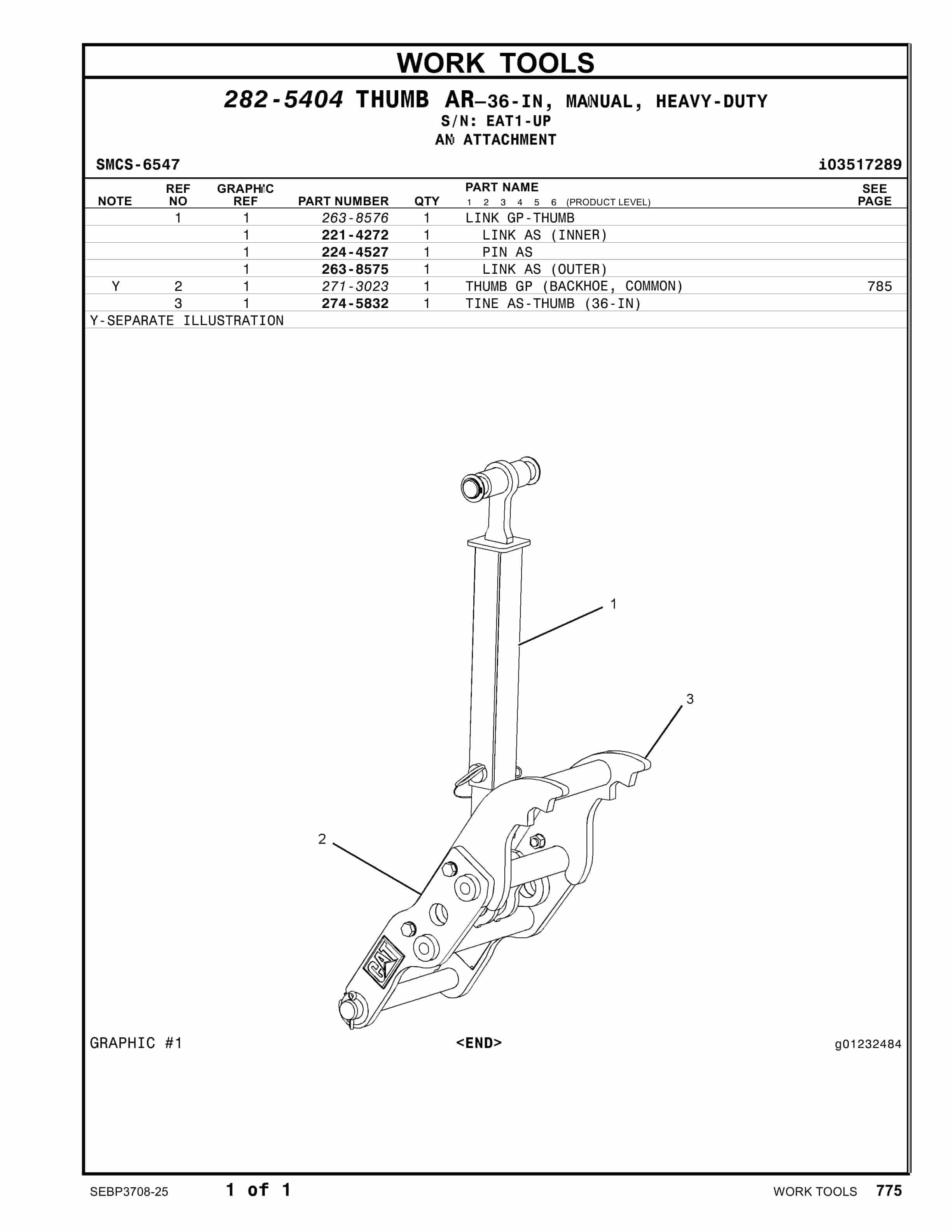 Caterpillar 430E Backhoe Loader Center Pivot Parts Manual SEBP3708-25-5