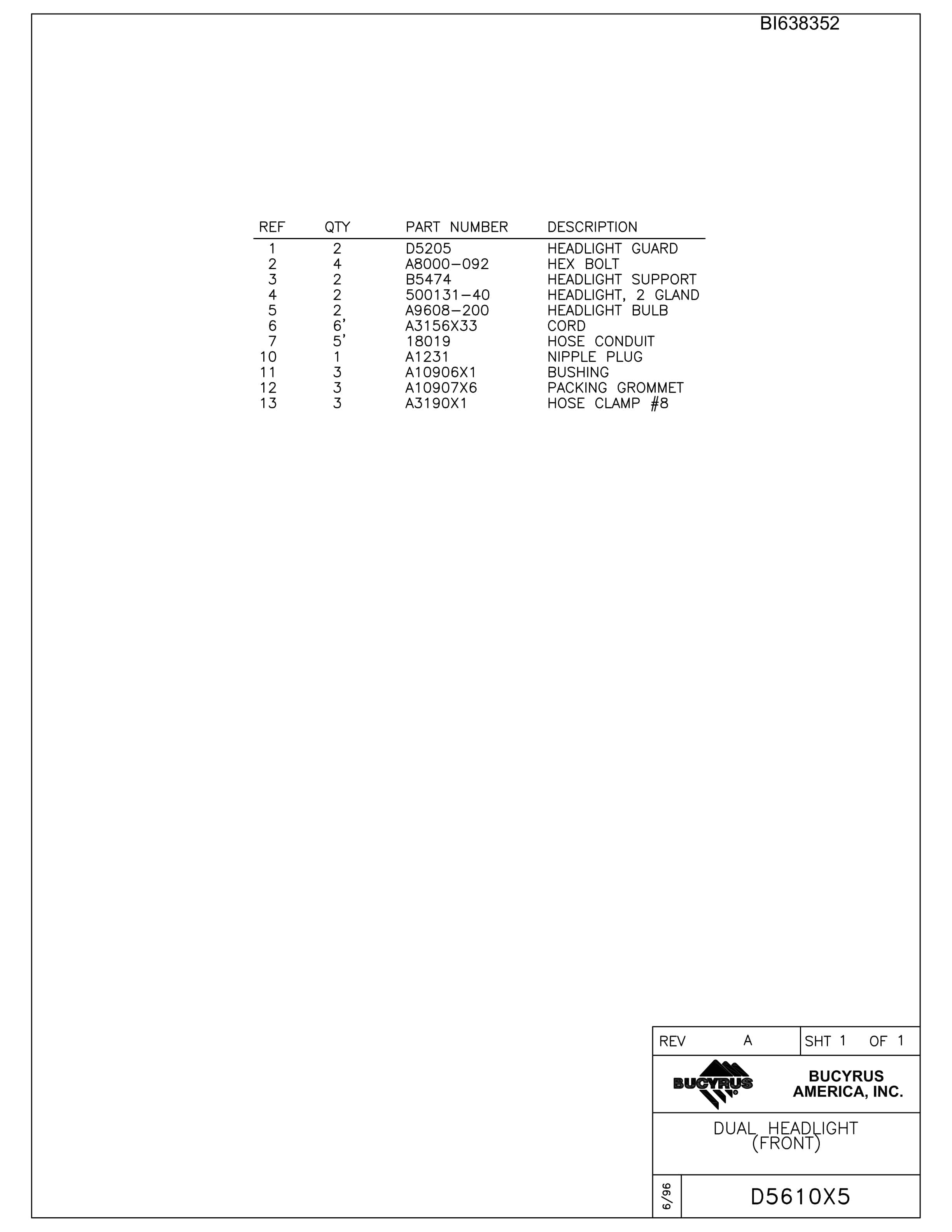Caterpillar 488 Parts Manual BI638352 3 Caterpillar 488 Parts Manual BI638352 - Image 3